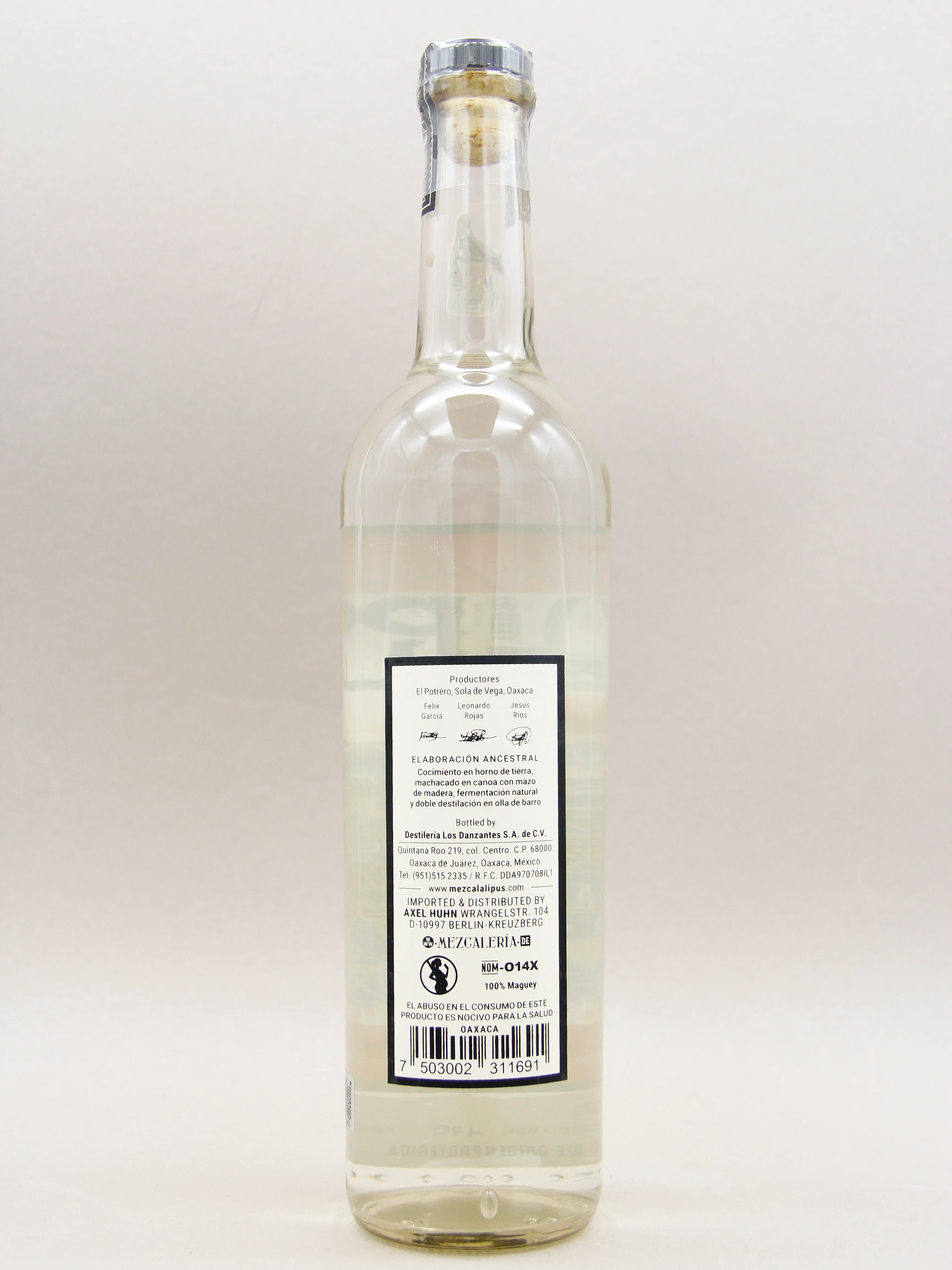 Alipus Mezcal San Miguel, Tio Jesus (47.5%, 70cl) - Image 2