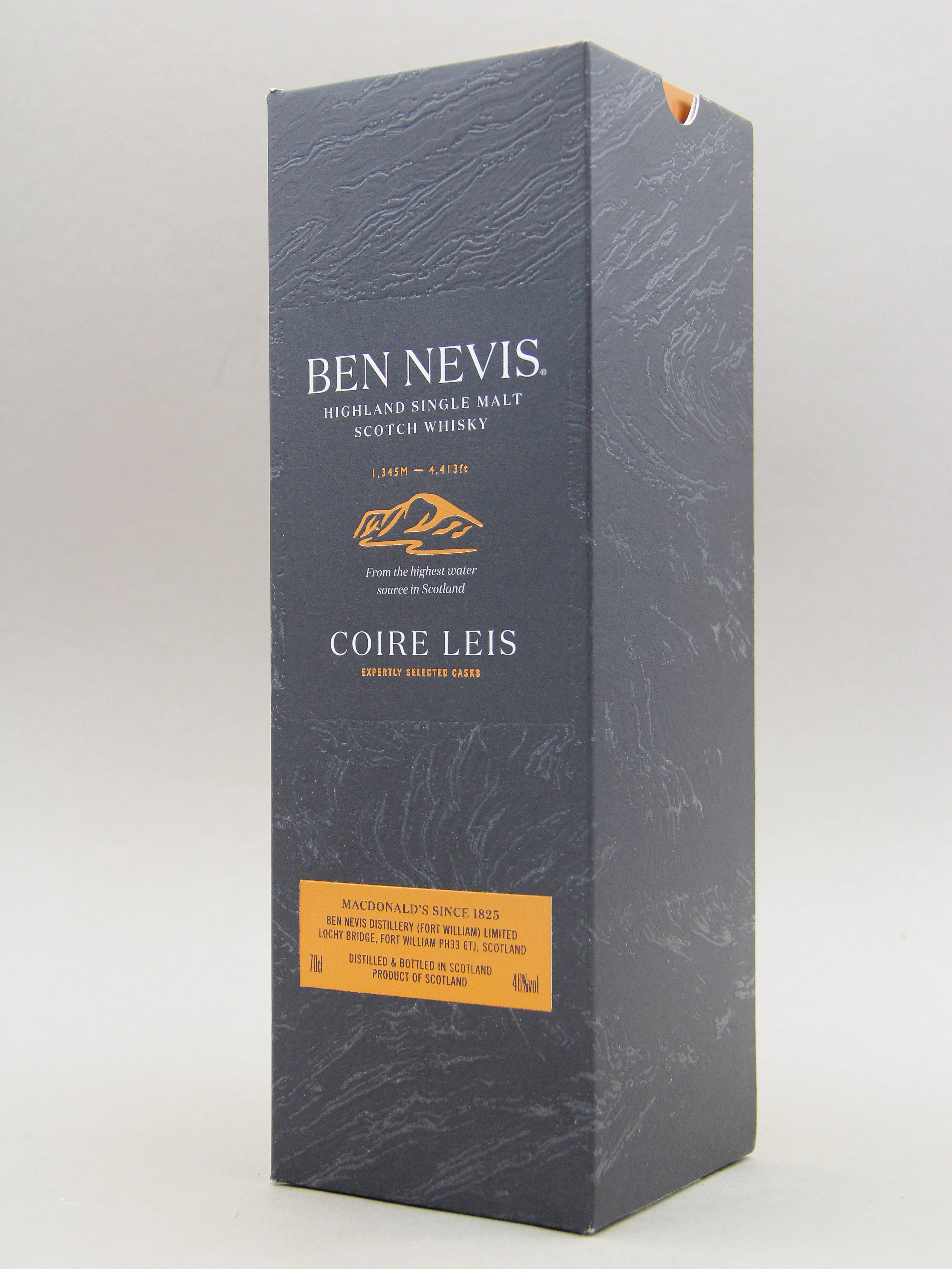 Ben Nevis, Coire Leis, Highland Single Malt Scotch Whisky (46%, 70cl) - Image 3