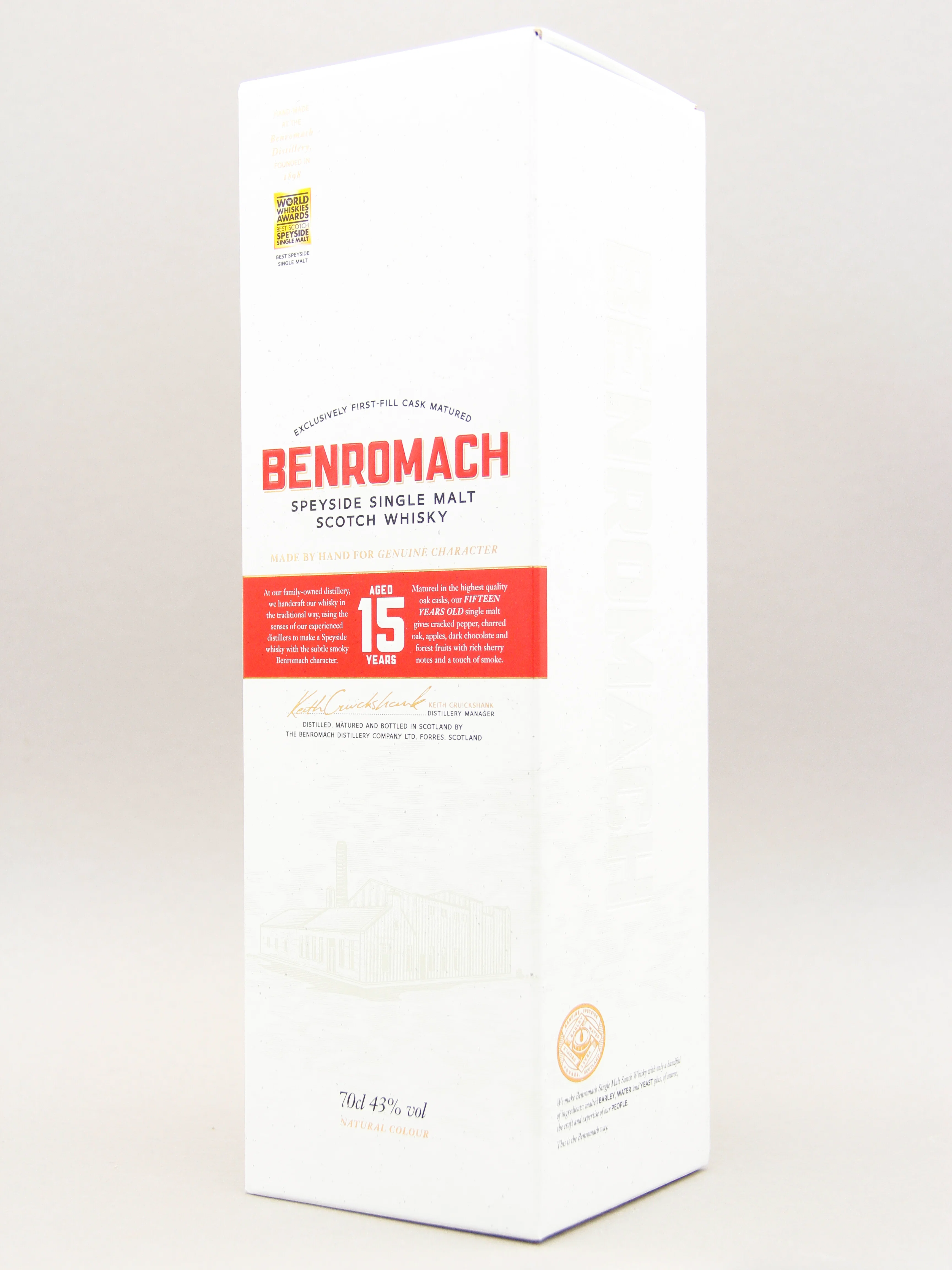 Benromach 15 Years, Speyside Single Malt Whisky (43%, 70cl) - Image 2
