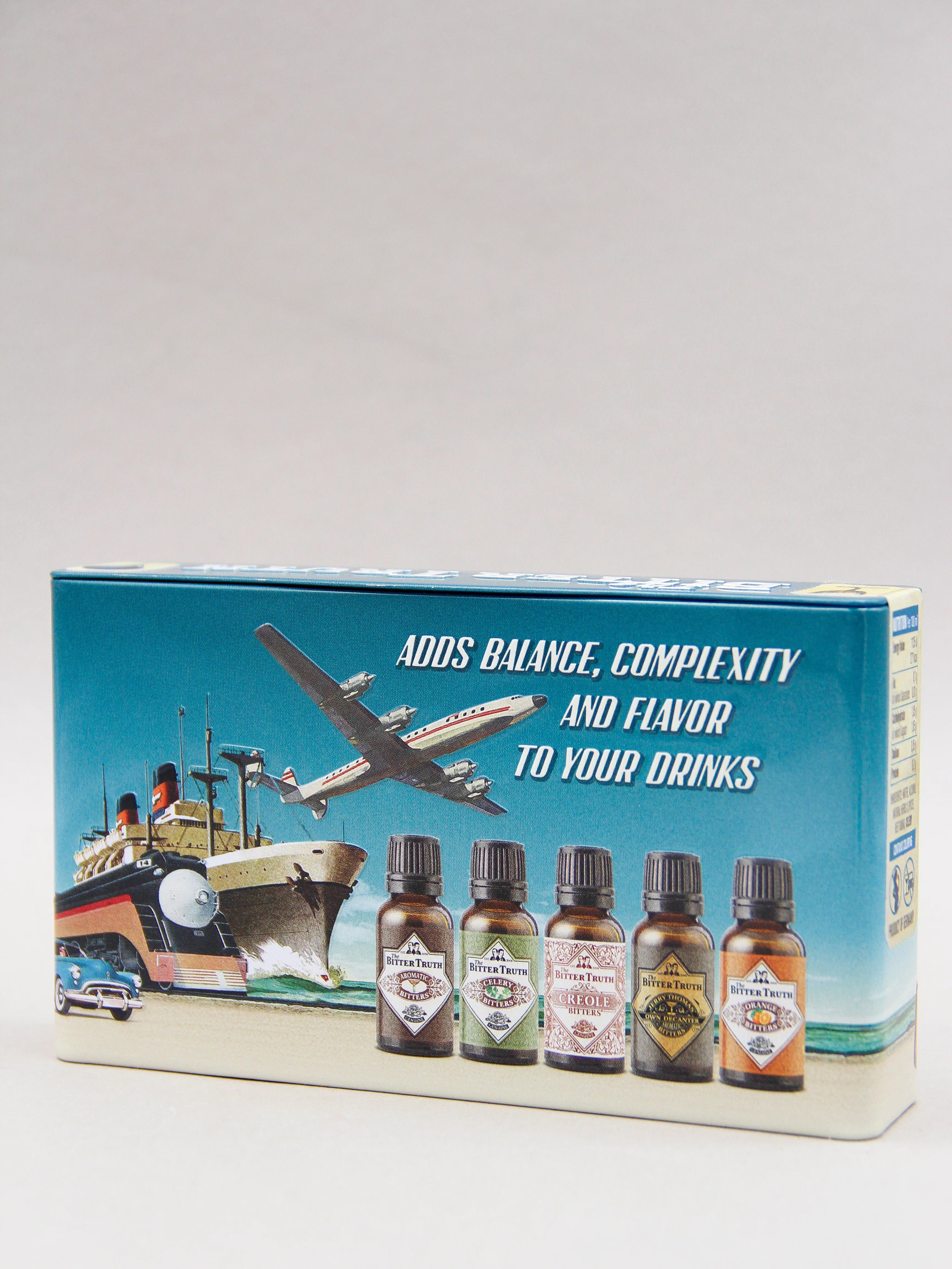 Bitter Truth Traveler's Bitters Set - Orange, Original Celery, Creole, Old Time Aromatic, Jerry Thomas Own Decanter (5 x 20cl) - Image 2