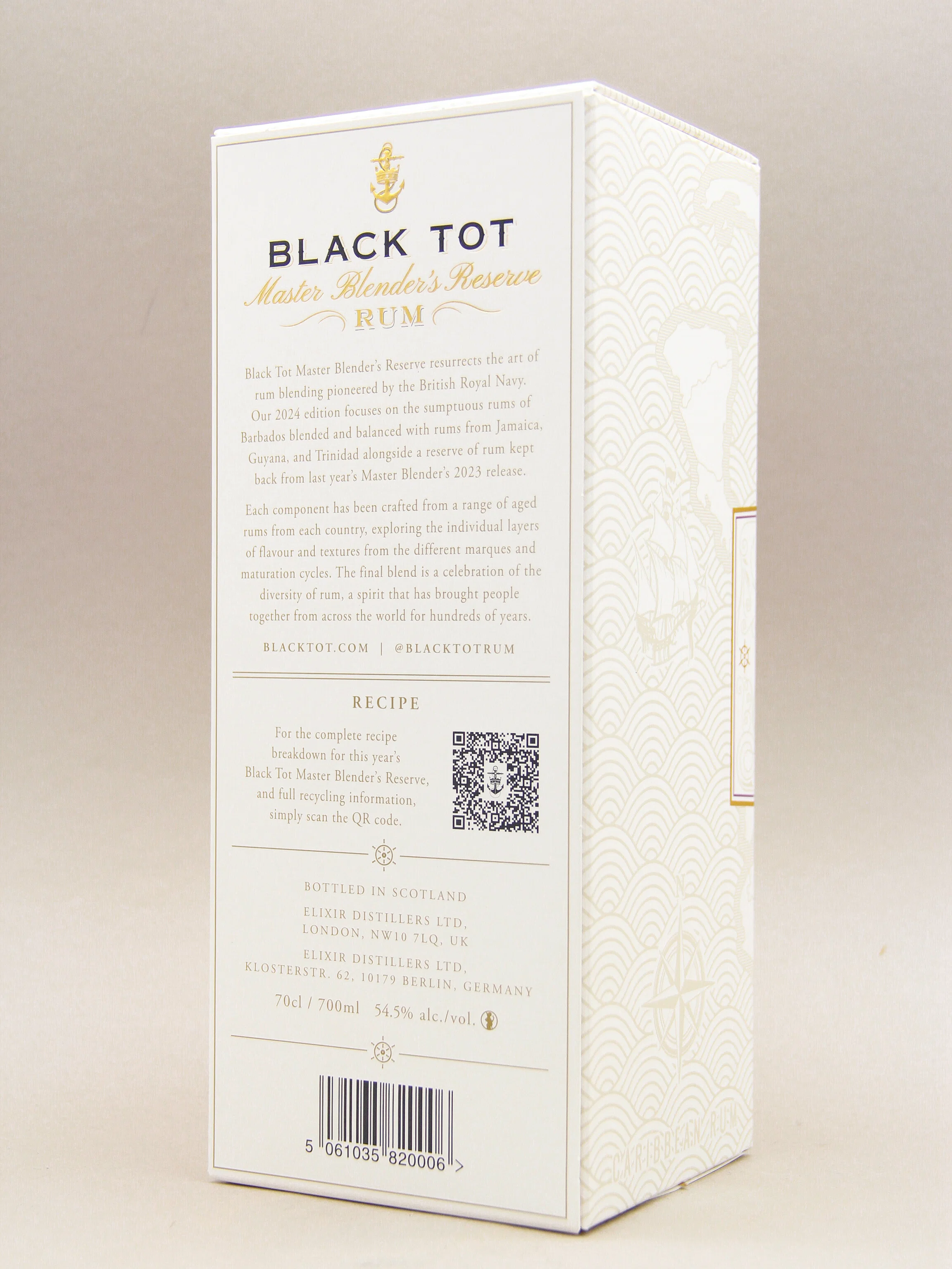 Black Tot, Master Blender's Reserve Rum, Ltd Edition 2024, Barbados, Guyana, Jamaica, Trinidad (54.5%, 70cl) - Image 3