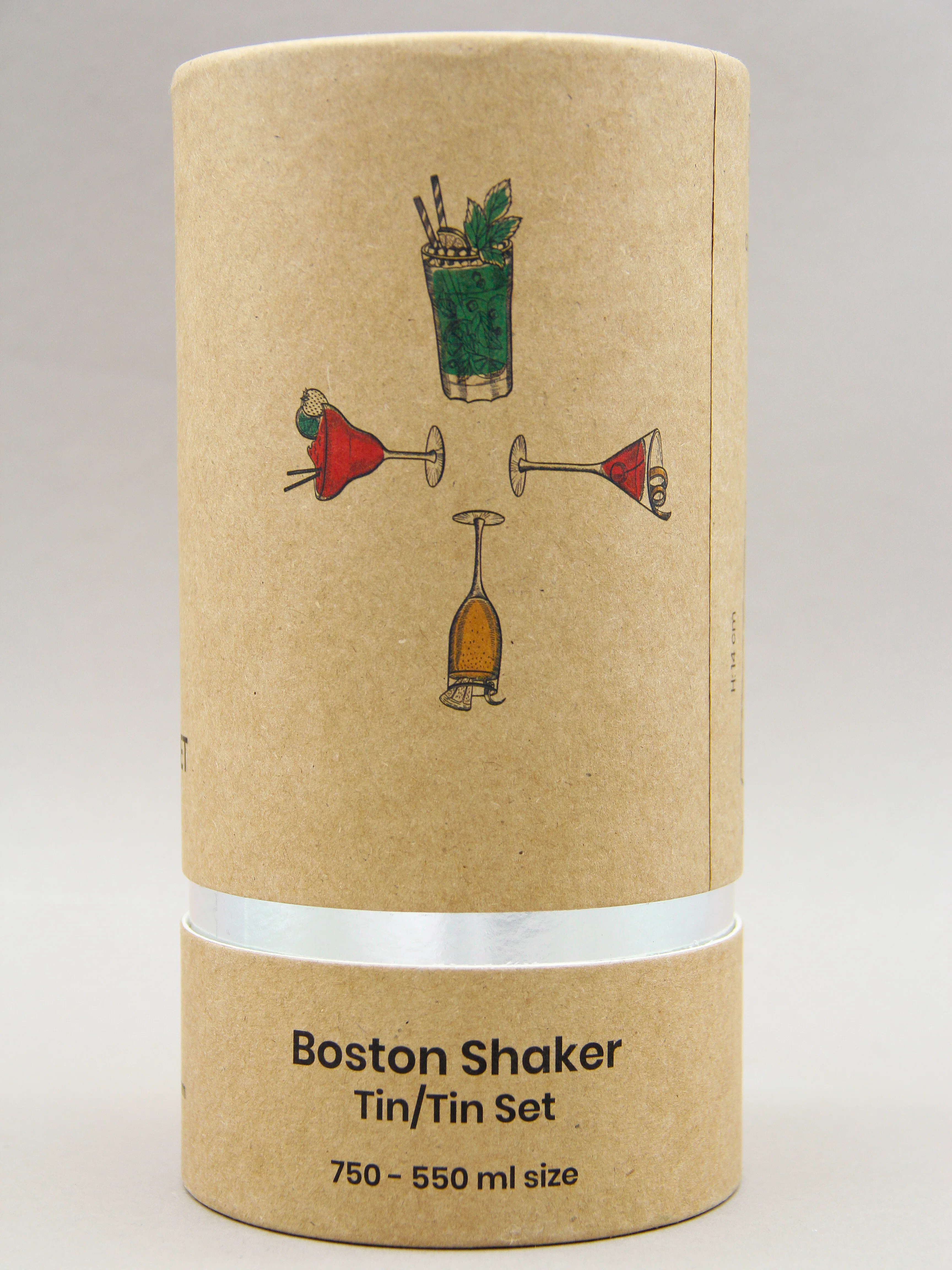 Nordicbar, Boston Shaker Tin Tin Set, Stainless Steel 55cl-75cl, With Gift Box - Image 4