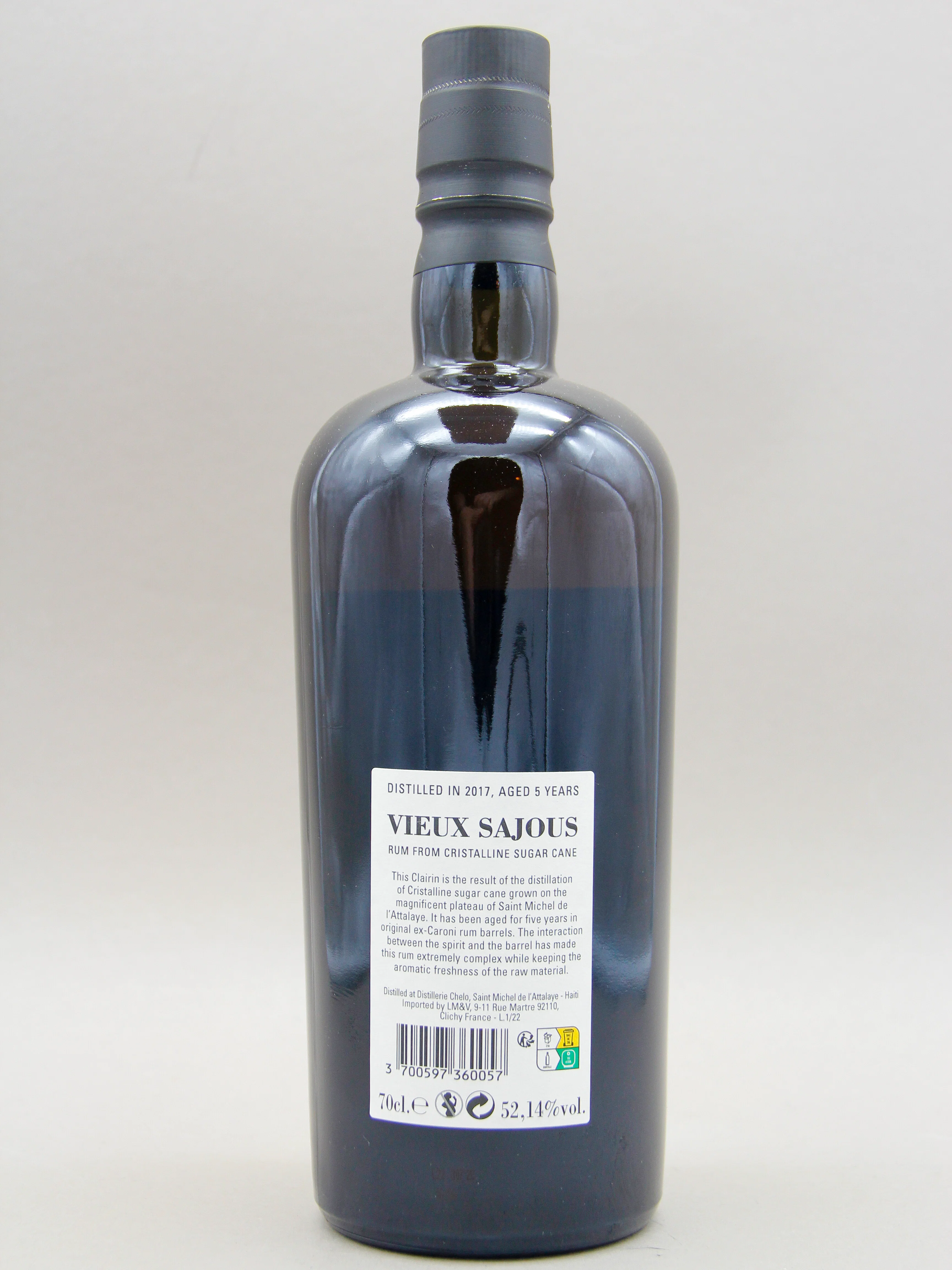 Clairin Vieux Sajous, Aged 5 Years, Ex-Caroni casks, Distilled 2017 (52.14%, 70cl) - Image 2