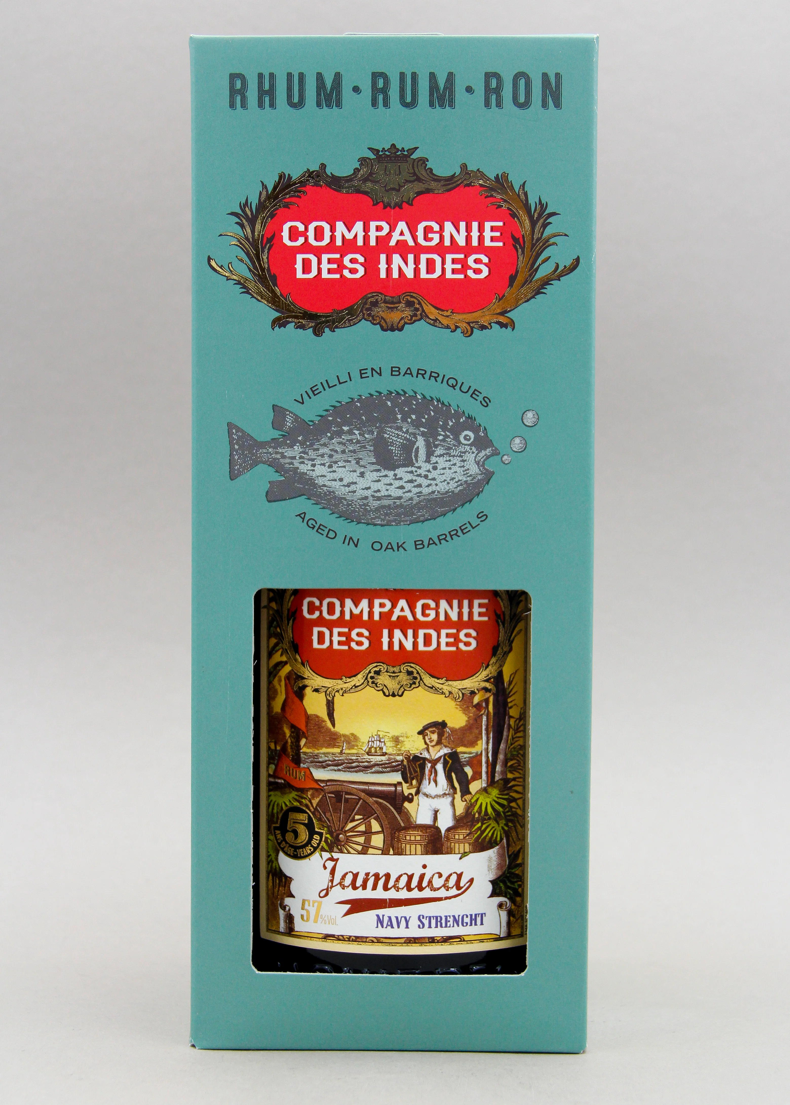 Compagnie Des Indes Jamaica 5 Years, Navy Strength Rum (57%, 70cl) - Image 2