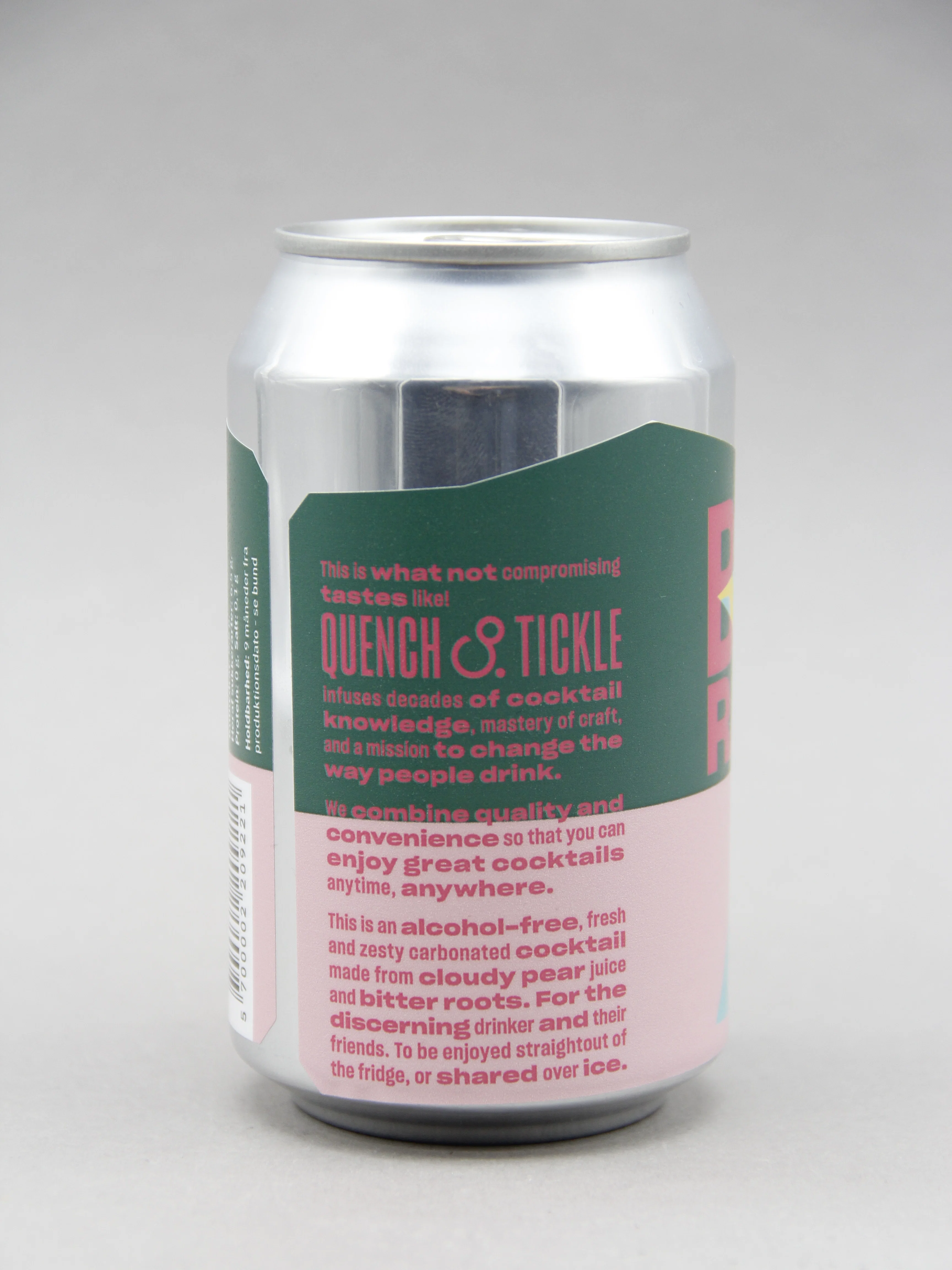 Quench & Tickle: Bench Rafting, Zesty Carbonated Cocktail (0.0%, 33cl) - Image 2