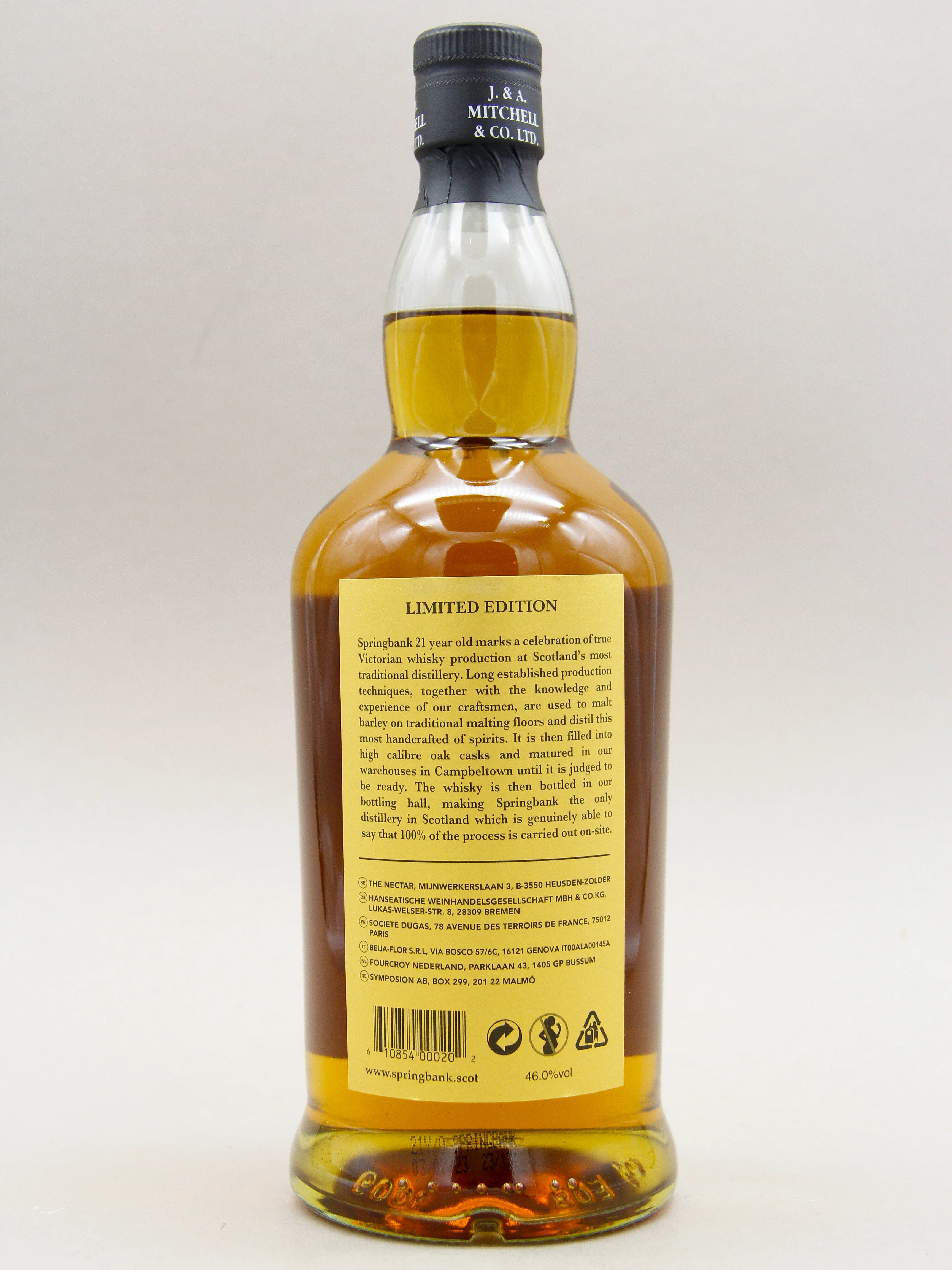 Springbank 21 Years, July 2023, Campbeltown Single Malt Scotch Whisky (46%, 70cl) - Image 2