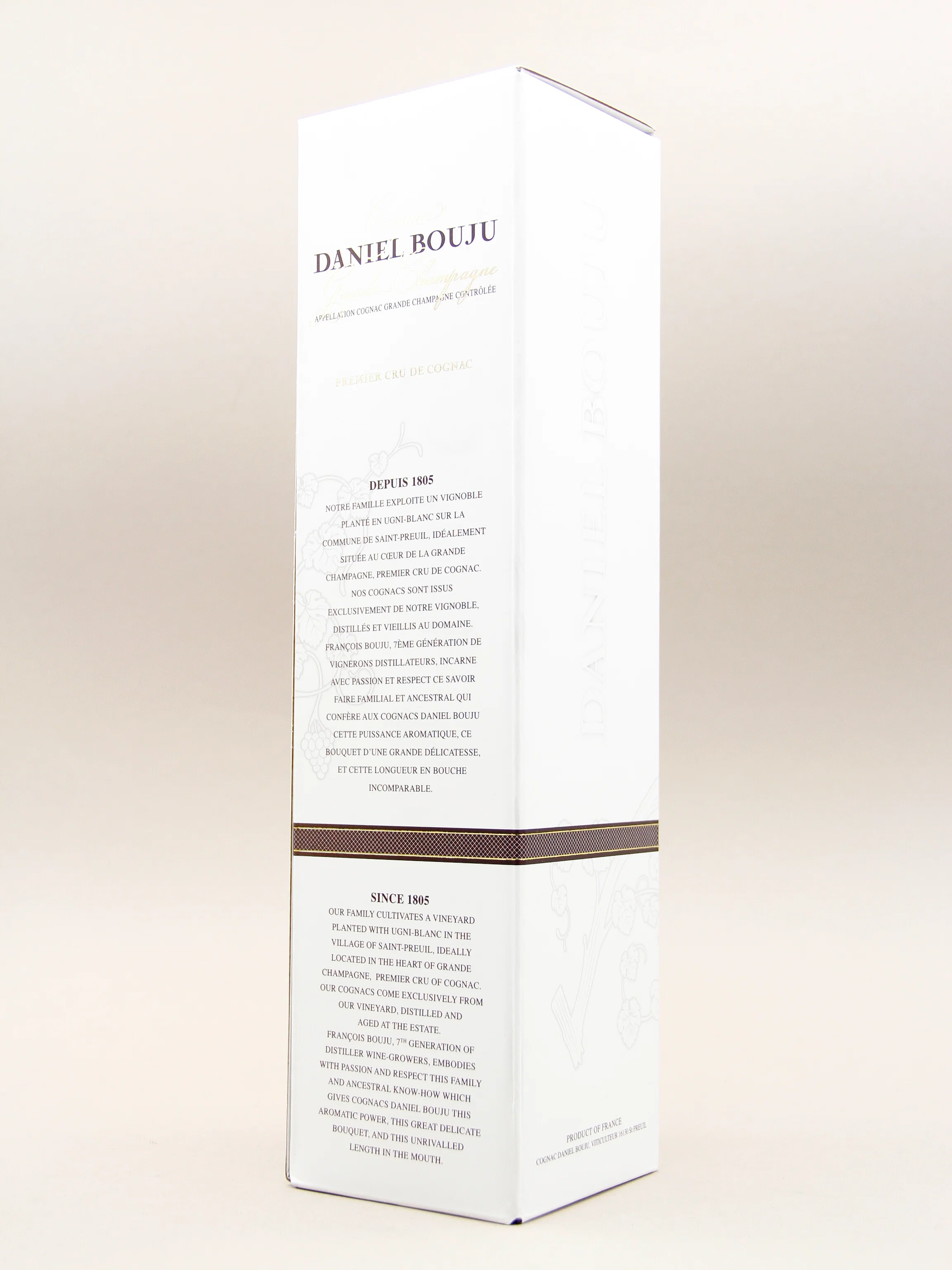 Daniel Boujou, Sélection Spéciale, Cognac Grande Champagne (40%, 70cl) - Image 3