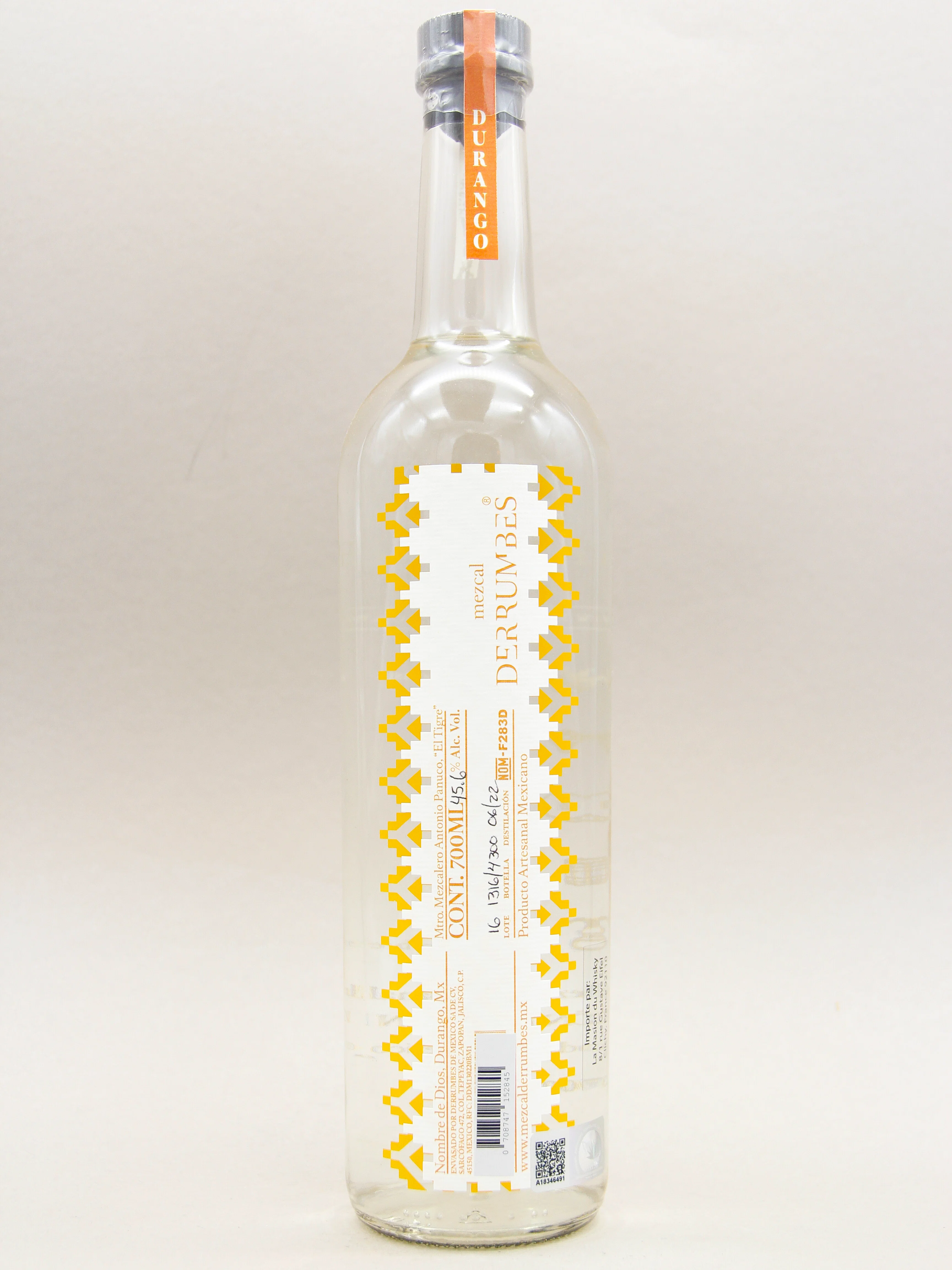 Derrumbes Mezcal, Cenizo, Durango (70cl) - Image 3