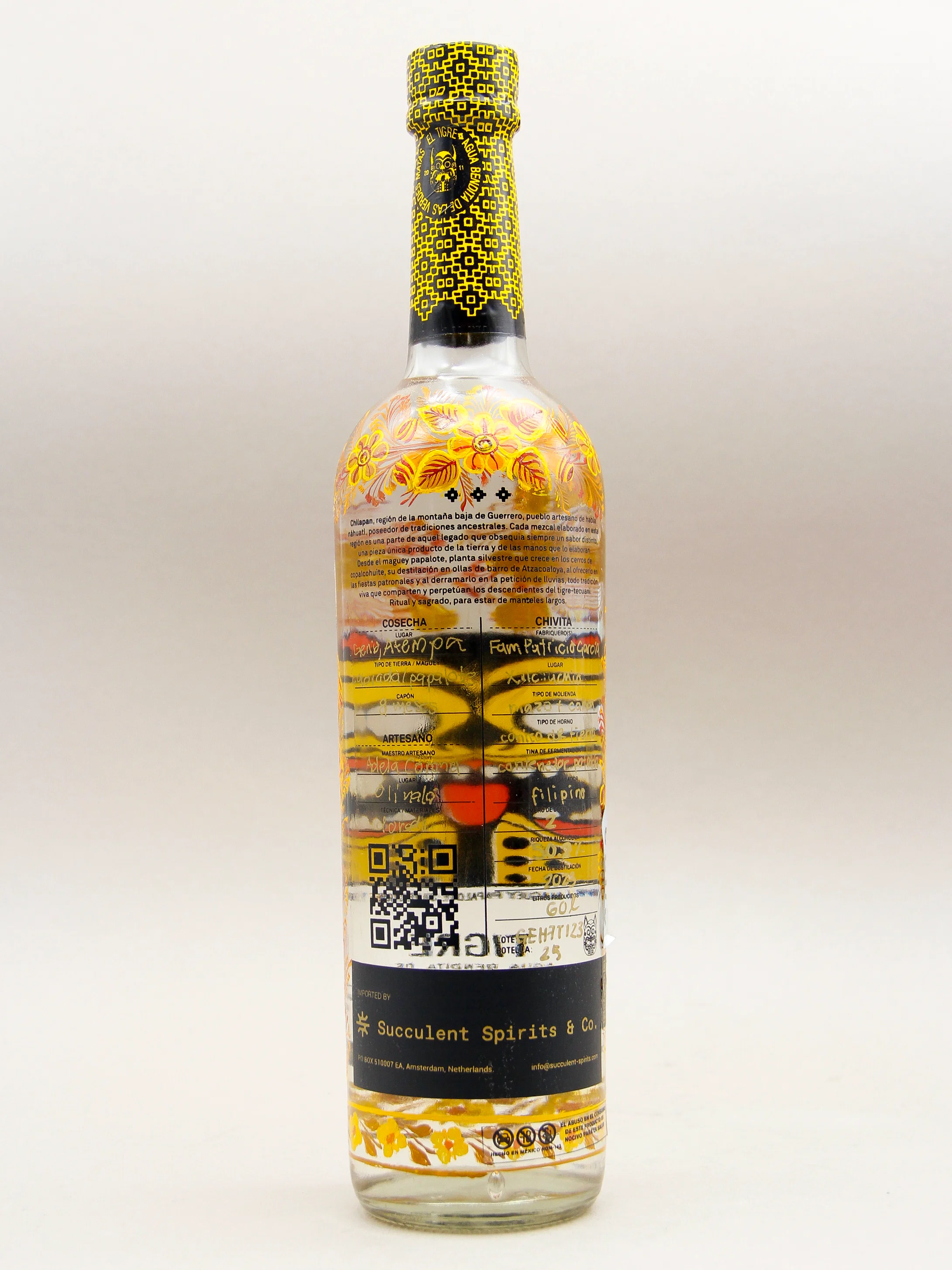 El Tigre Genio Garcia, Agave Spirit, 100% Papalote 2023 (50.2%, 70cl) - Image 3