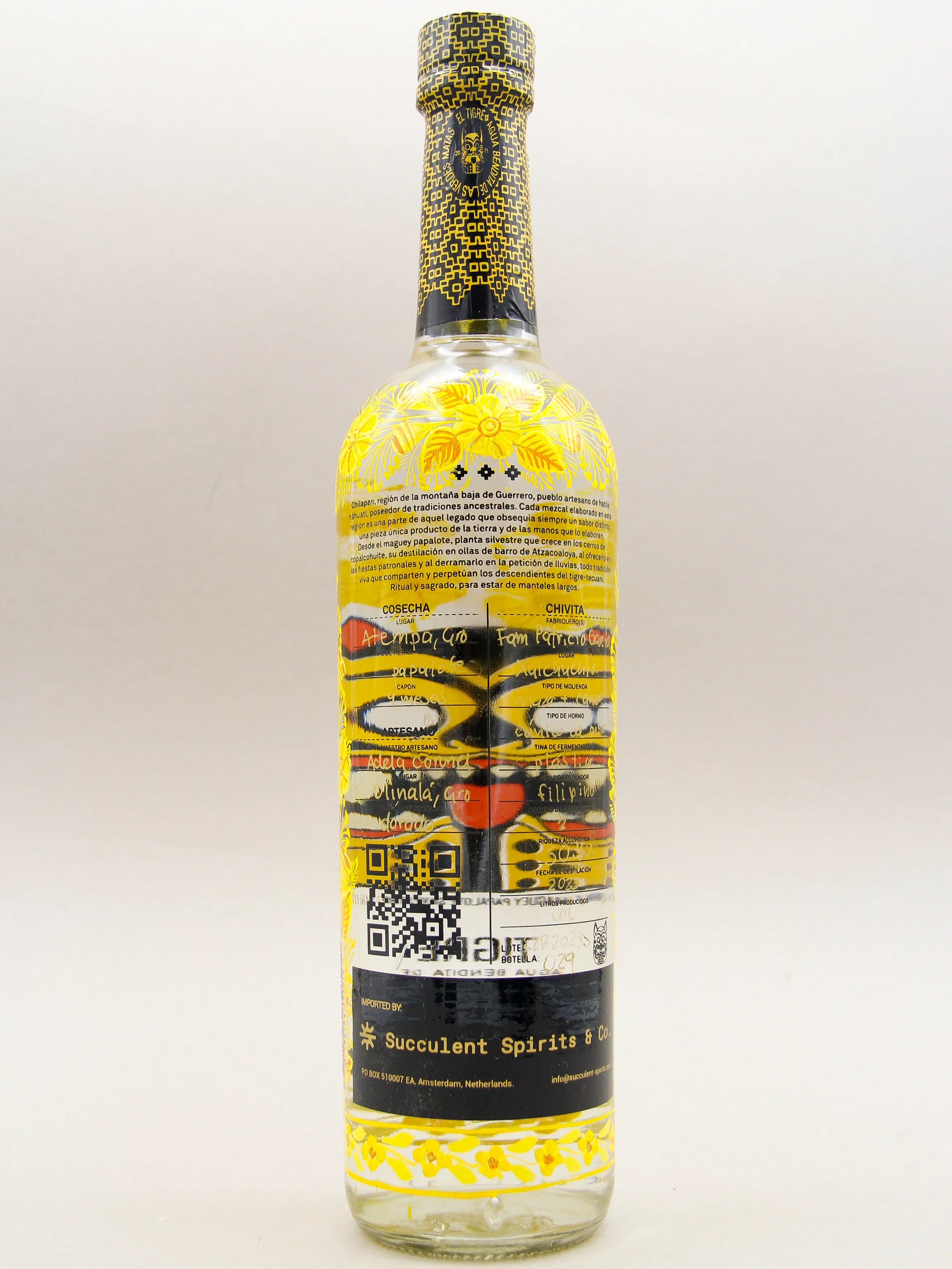 El Tigre Lazaro, Agave Spirit, 100% Papalote (50.4%, 70cl) - Image 2