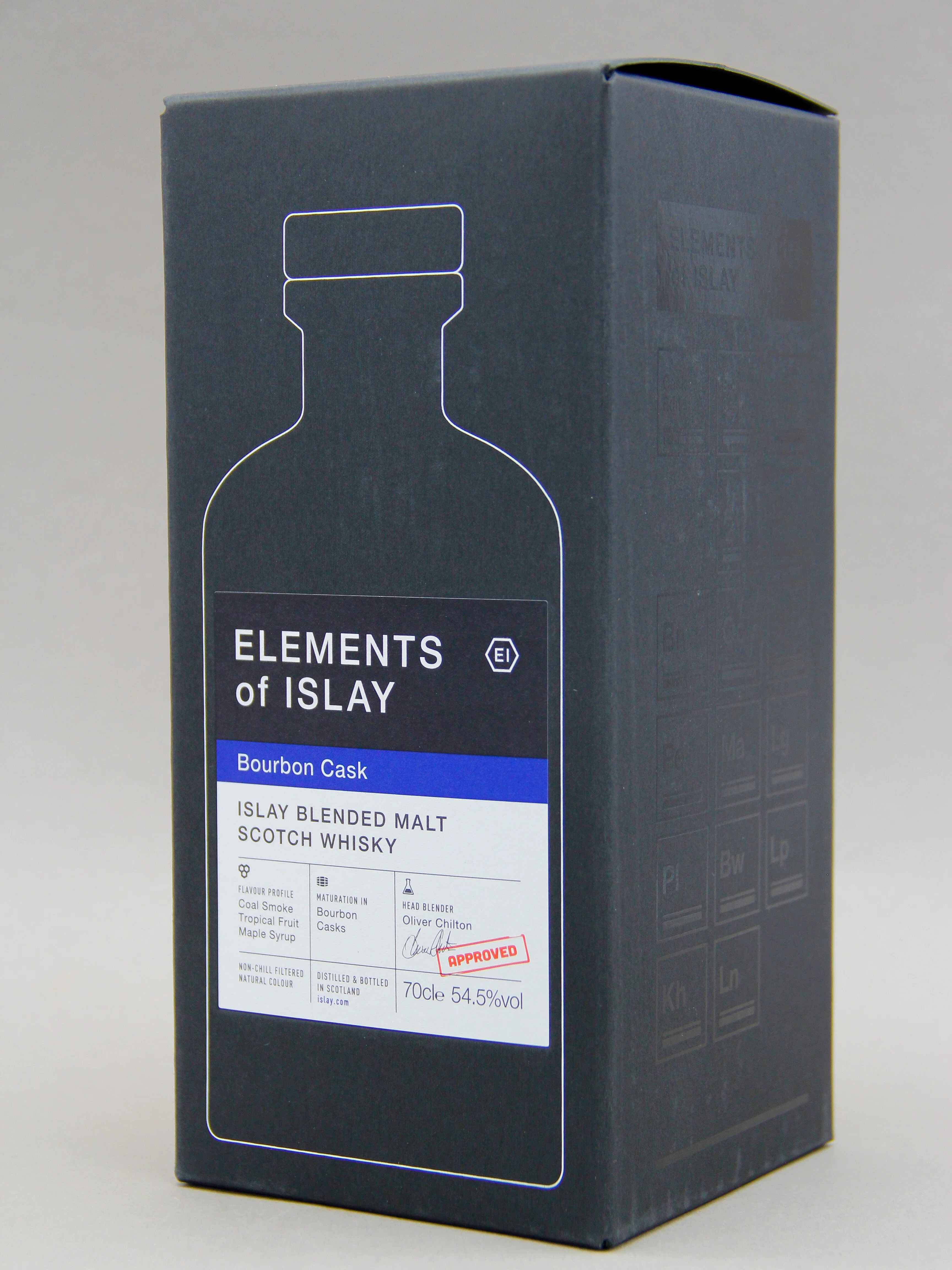 Elements of Islay, Bourbon Cask, Islay Blended Malt Scotch Whisky (54.5%, 70cl) - Image 2
