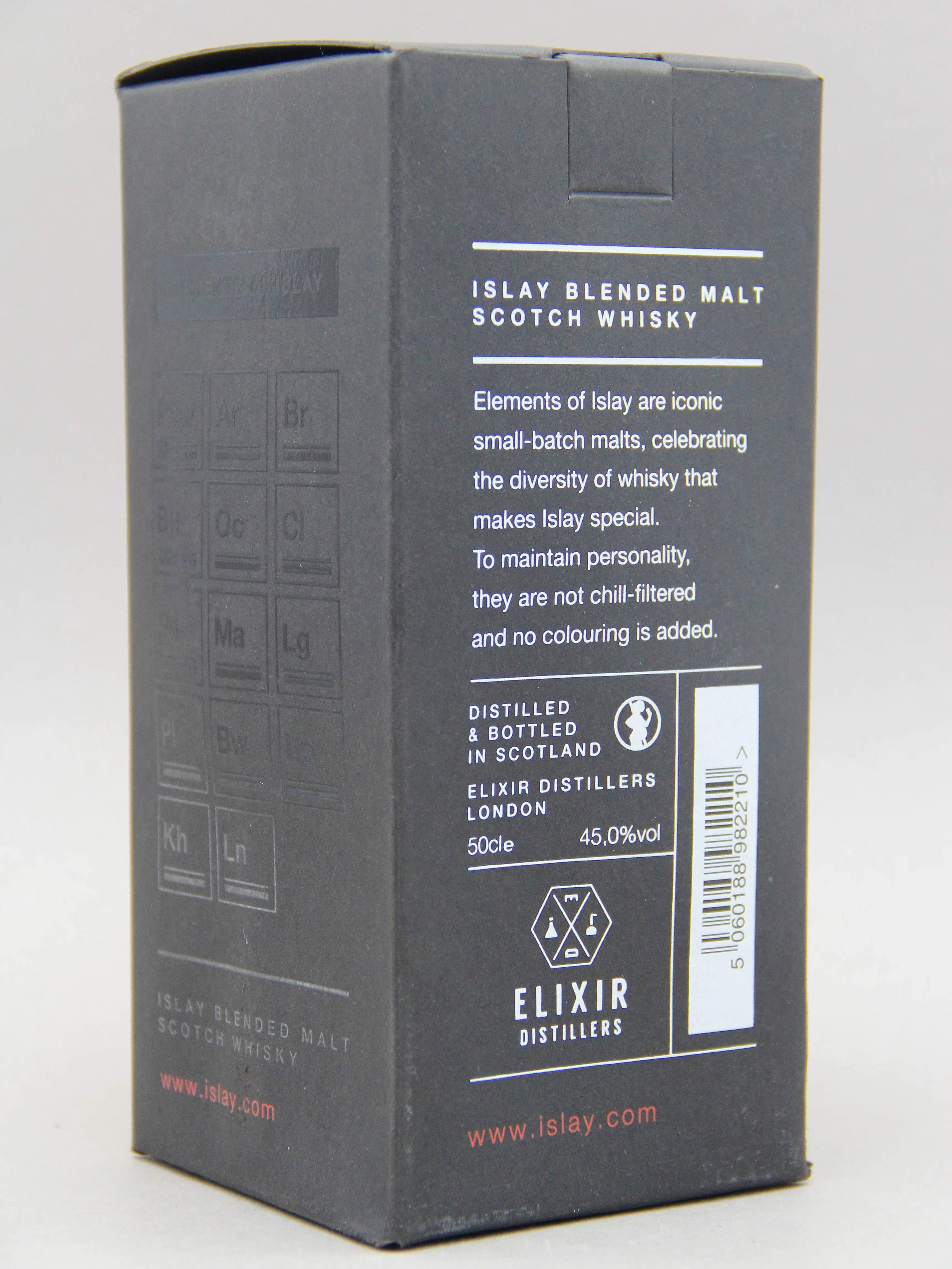 Elements of Islay Peat, Blended Malt Whisky (45%, 50cl) - Image 3