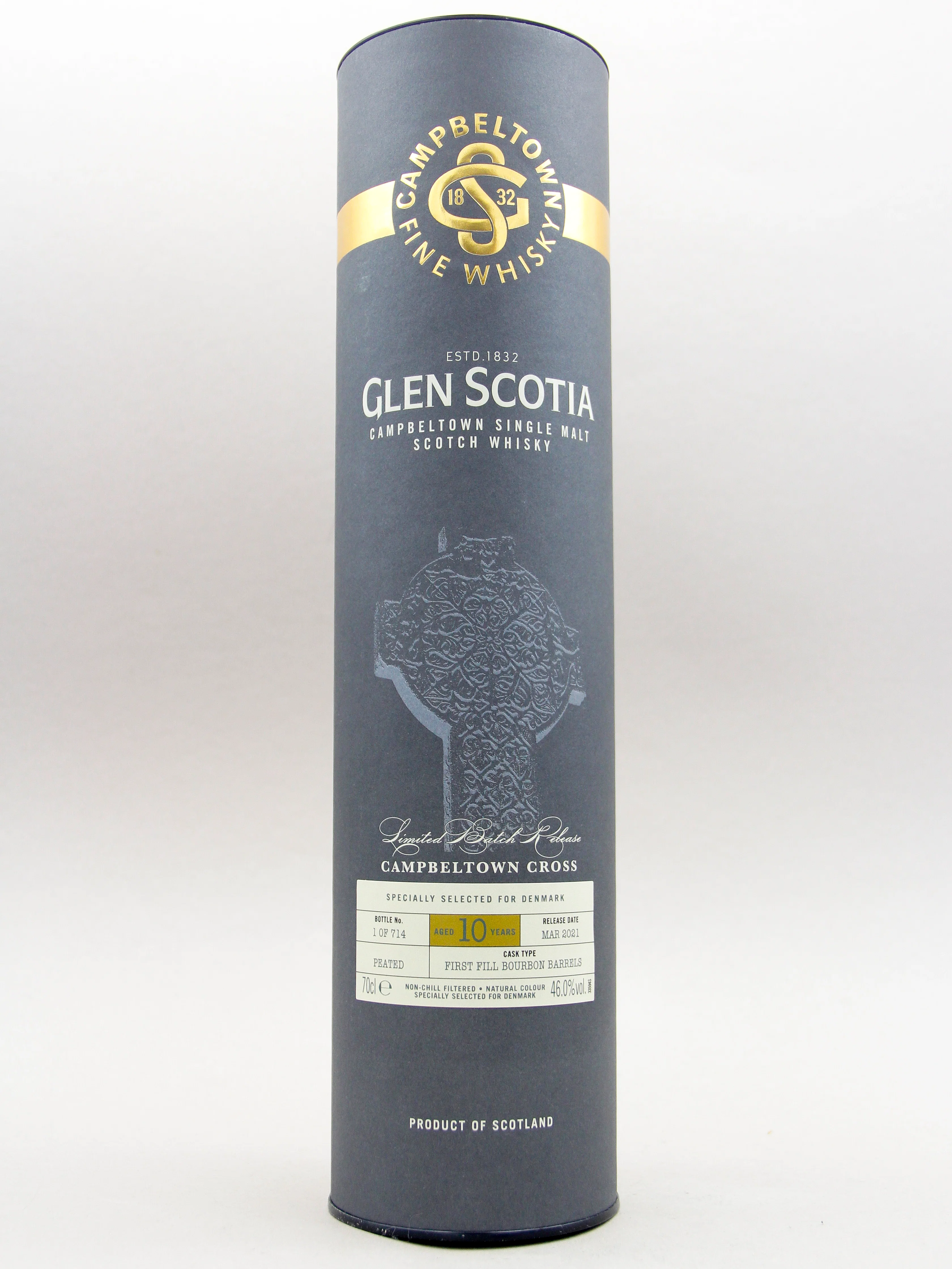 Glen Scotia 10 Years Old, Single Malt Scotch, Campbeltown, Scotland (46%, 70cl) - Image 2