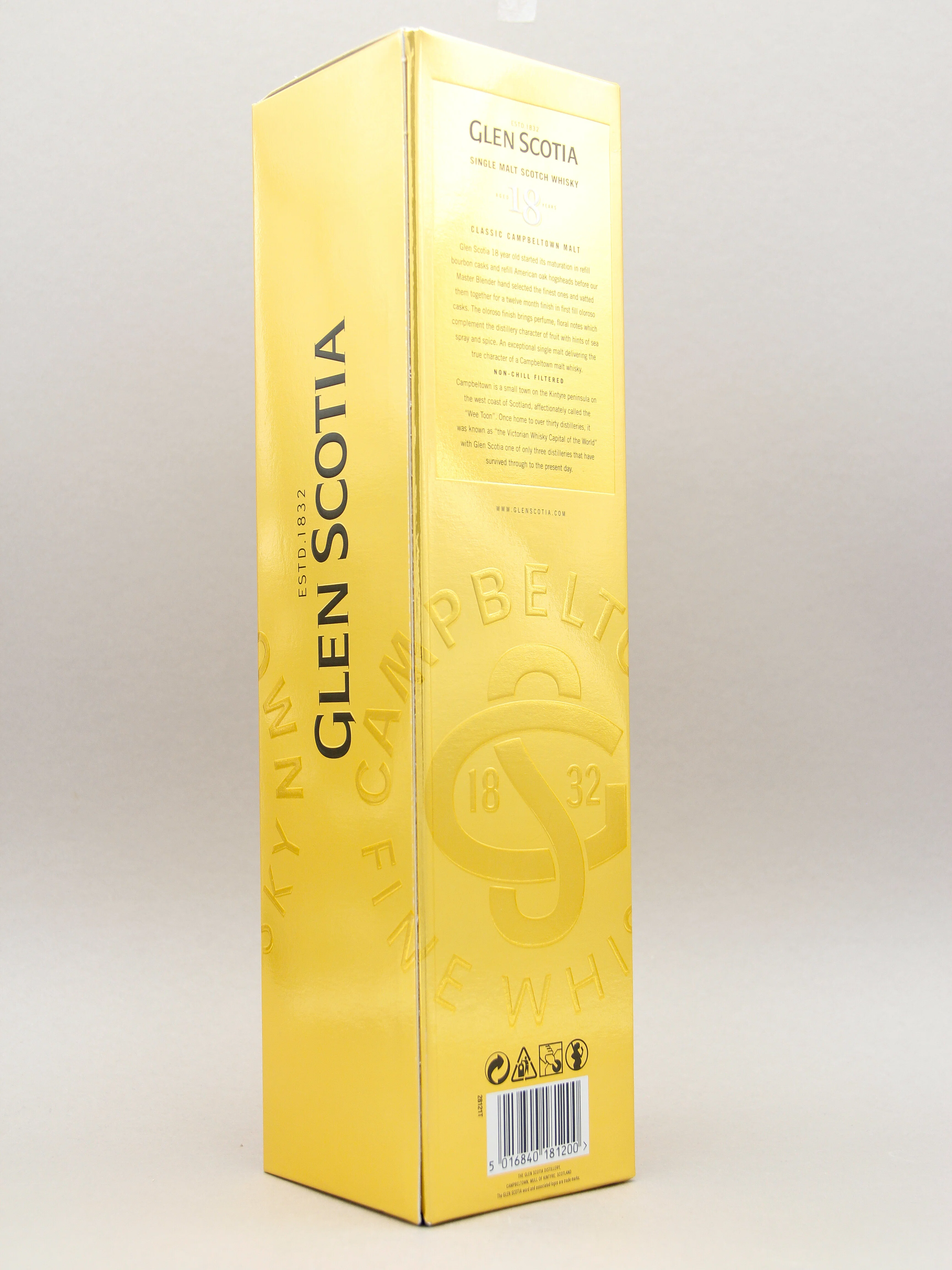 Glen Scotia 18 Years Old, Single Malt Scotch, Scotland (46%, 70cl) - Image 3