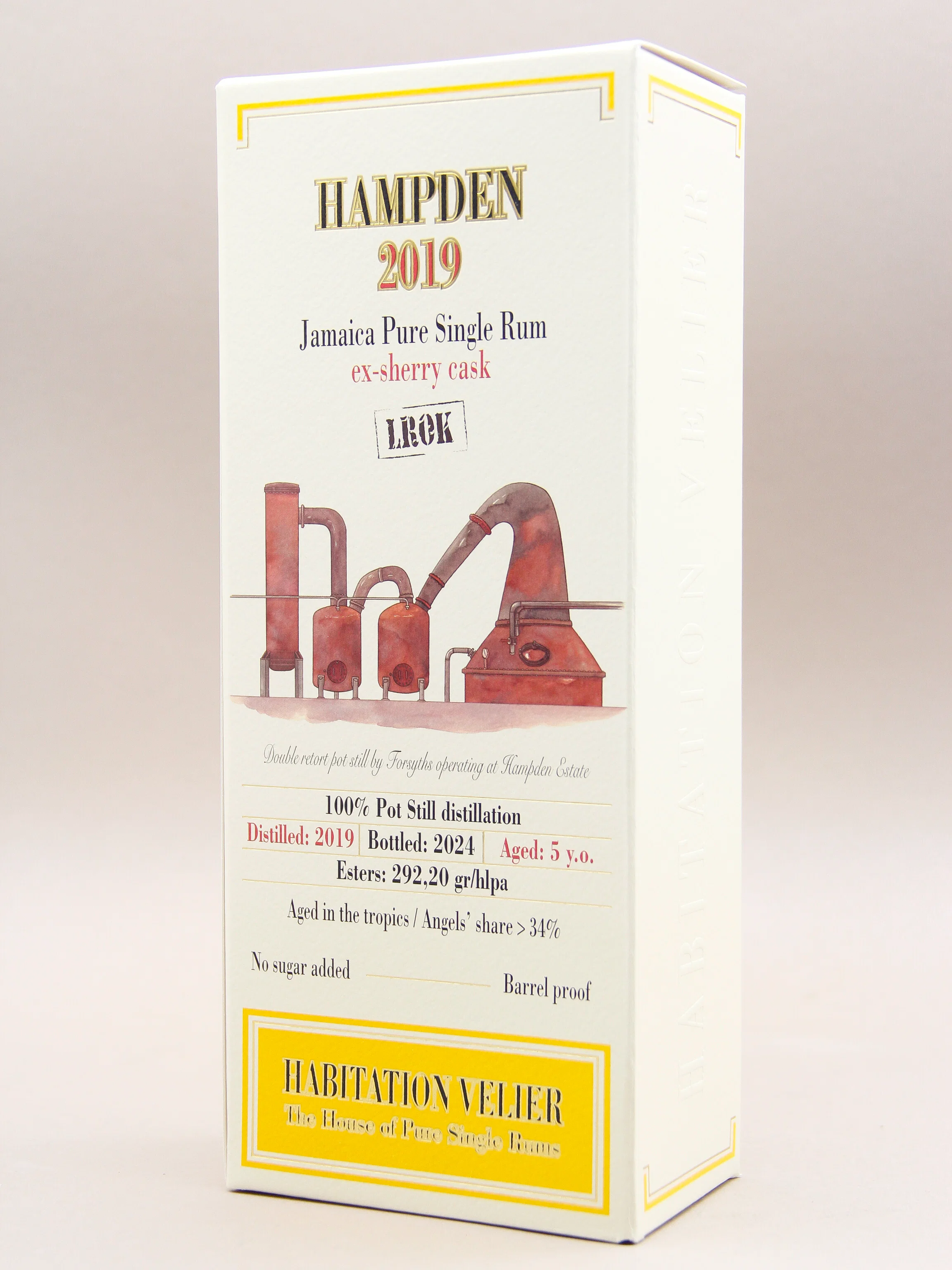 Habitation Velier, Hampden LROK, Ex-Sherry Casks, Jamaica Pure Single Rum 2019 (60.5%, 70cl) - Image 2