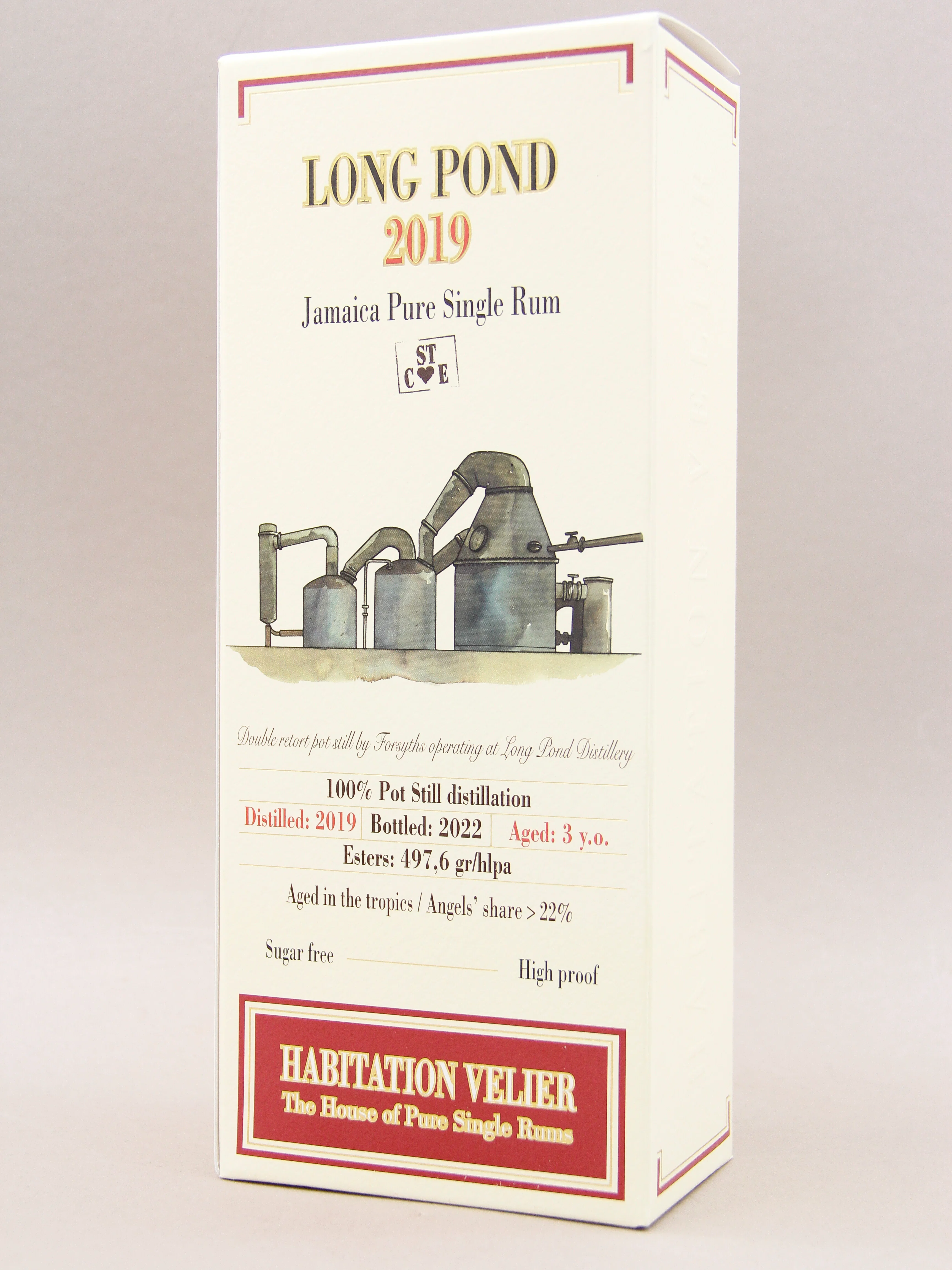Habitation Velier, Long Pond 2019, ST C♥E, Jamaica Pure Single Rum, Aged 3 years (60%, 70cl) - Image 3