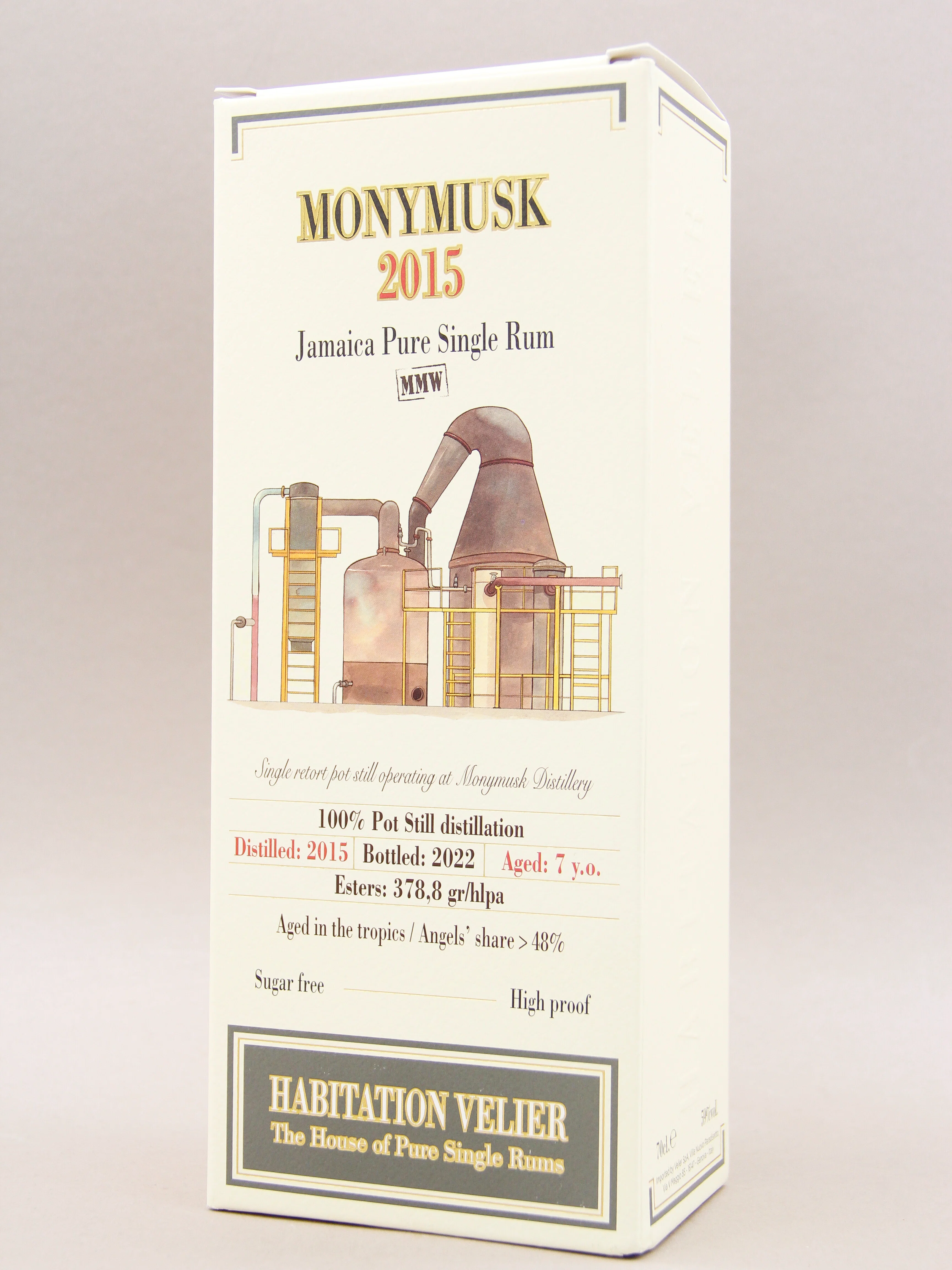 Habitation Velier, Monymusk 2015, MMW, Jamaica Pure Single Rum, Aged 7 years (59%, 70cl) - Image 3