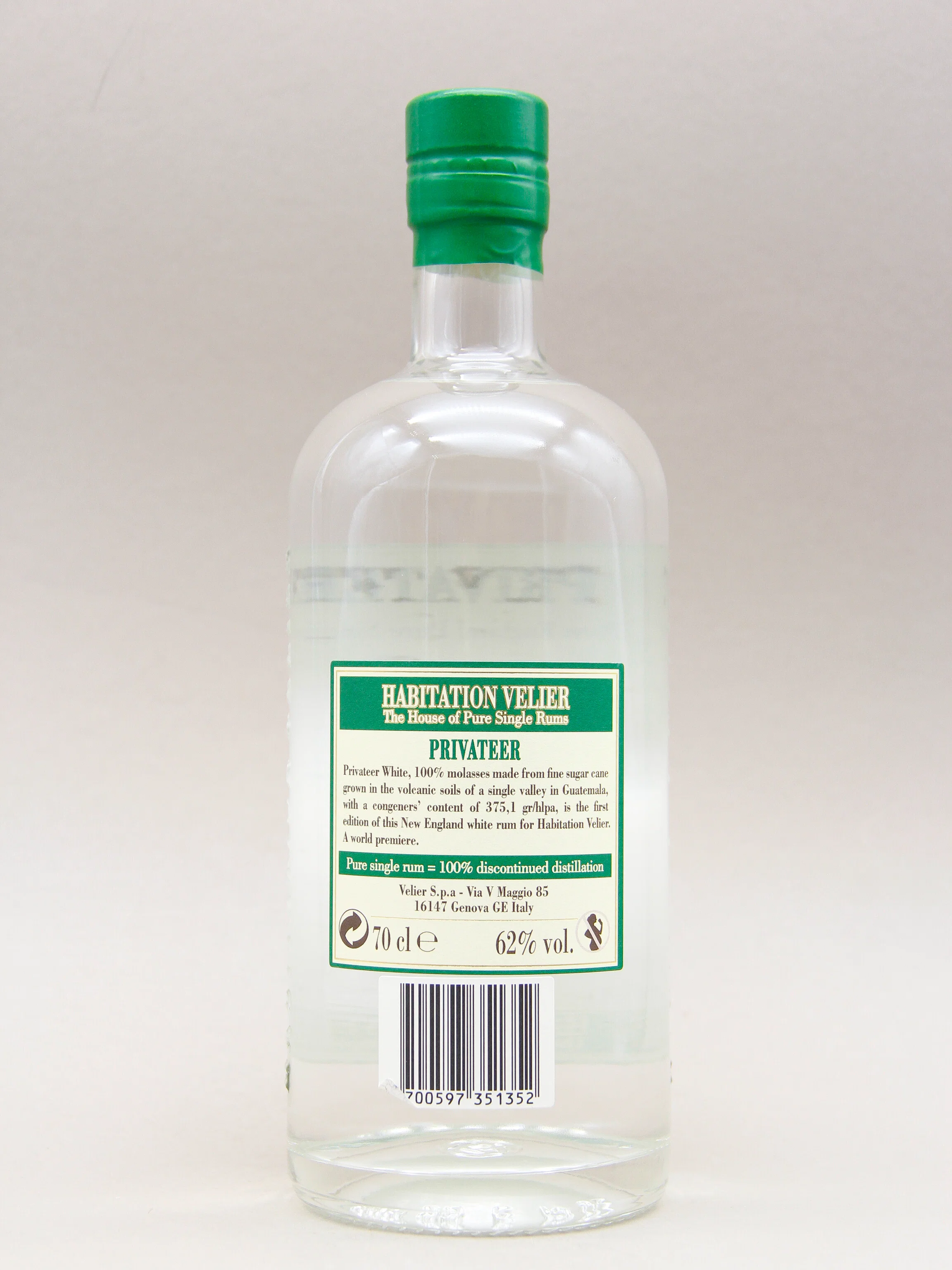 Habitation Velier, Privateer 2020, New England Pure Single Rum, USA (62%, 70cl) - Image 2