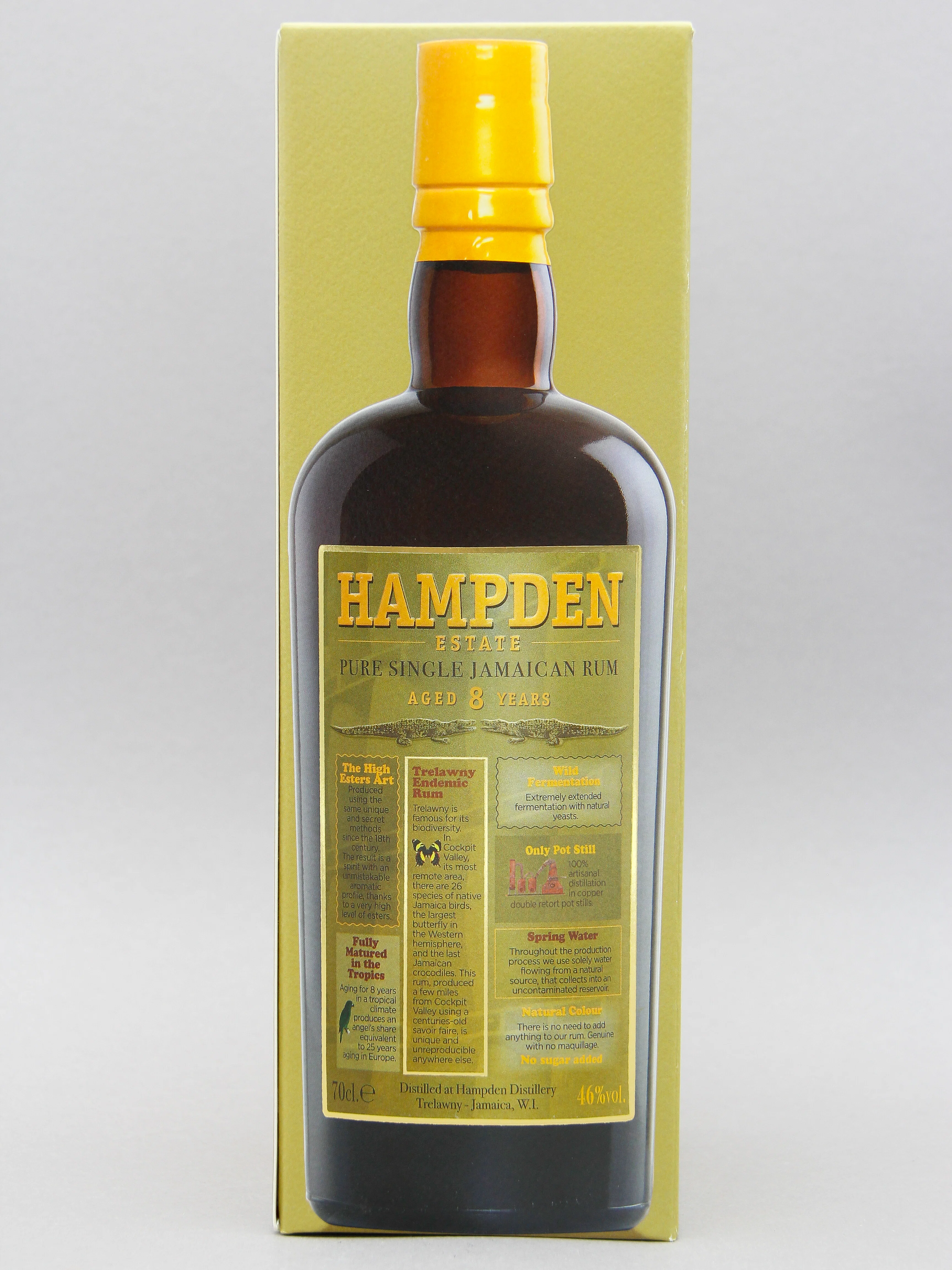 Hampden Estate 8 Years Rum, Jamaica, LMDW (46%, 70cl) - Image 2
