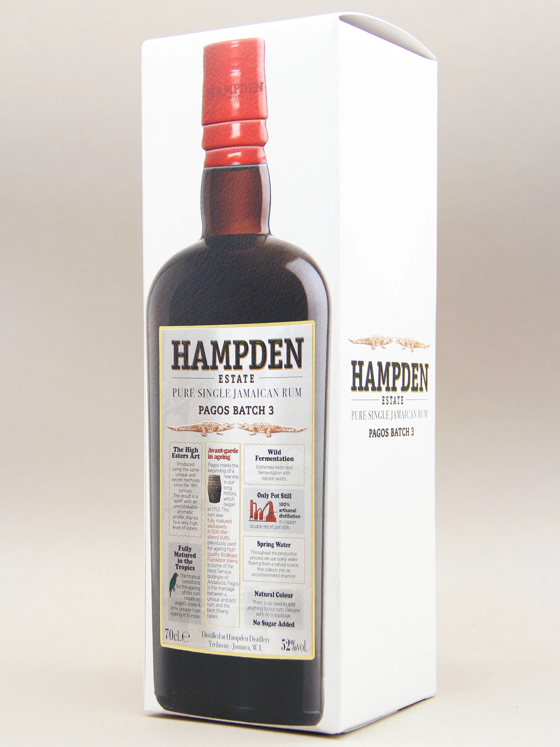 Hampden Estate, Pagos Batch#3, 100% Ex-Sherry Cask, Jamaica, (52%, 70cl) - Image 2