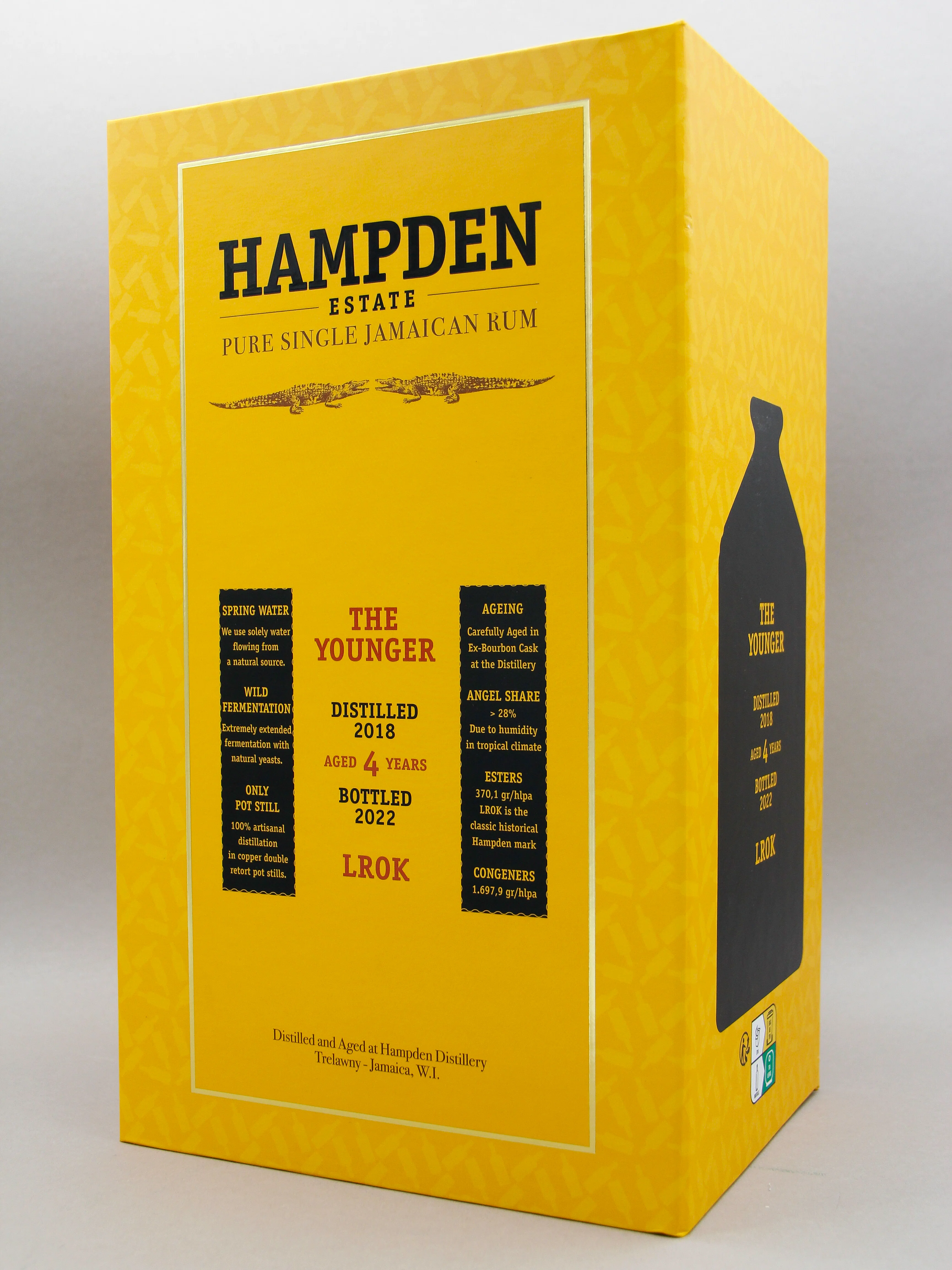 Hampden Estate, The Younger, Aged 4 Years, Jamaica, LROK (47%, 300cl) - Image 2