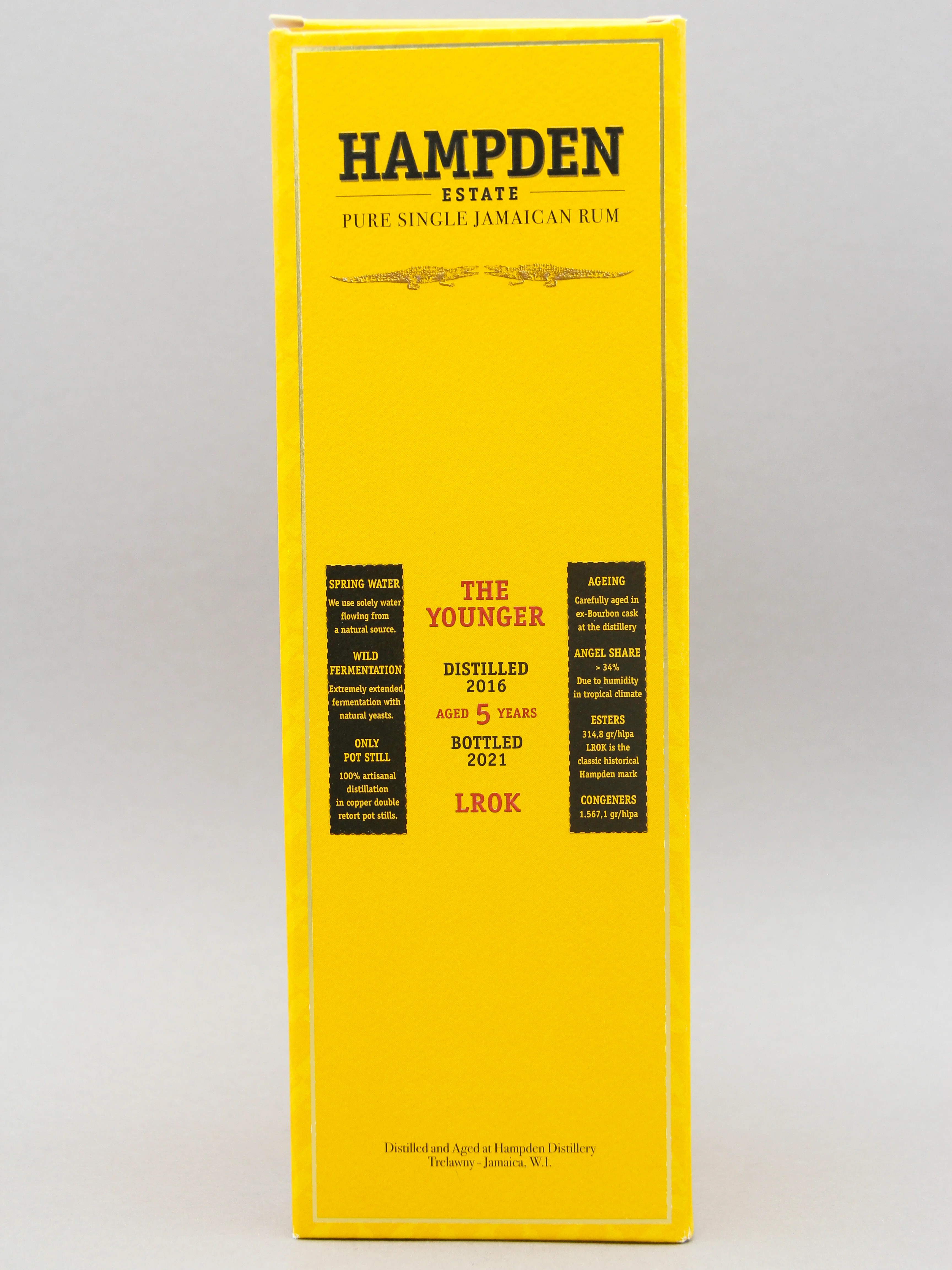 Hampden Estate, The Younger, Aged 5 Years, Jamaica, LROK (47%, 70cl) - Image 2