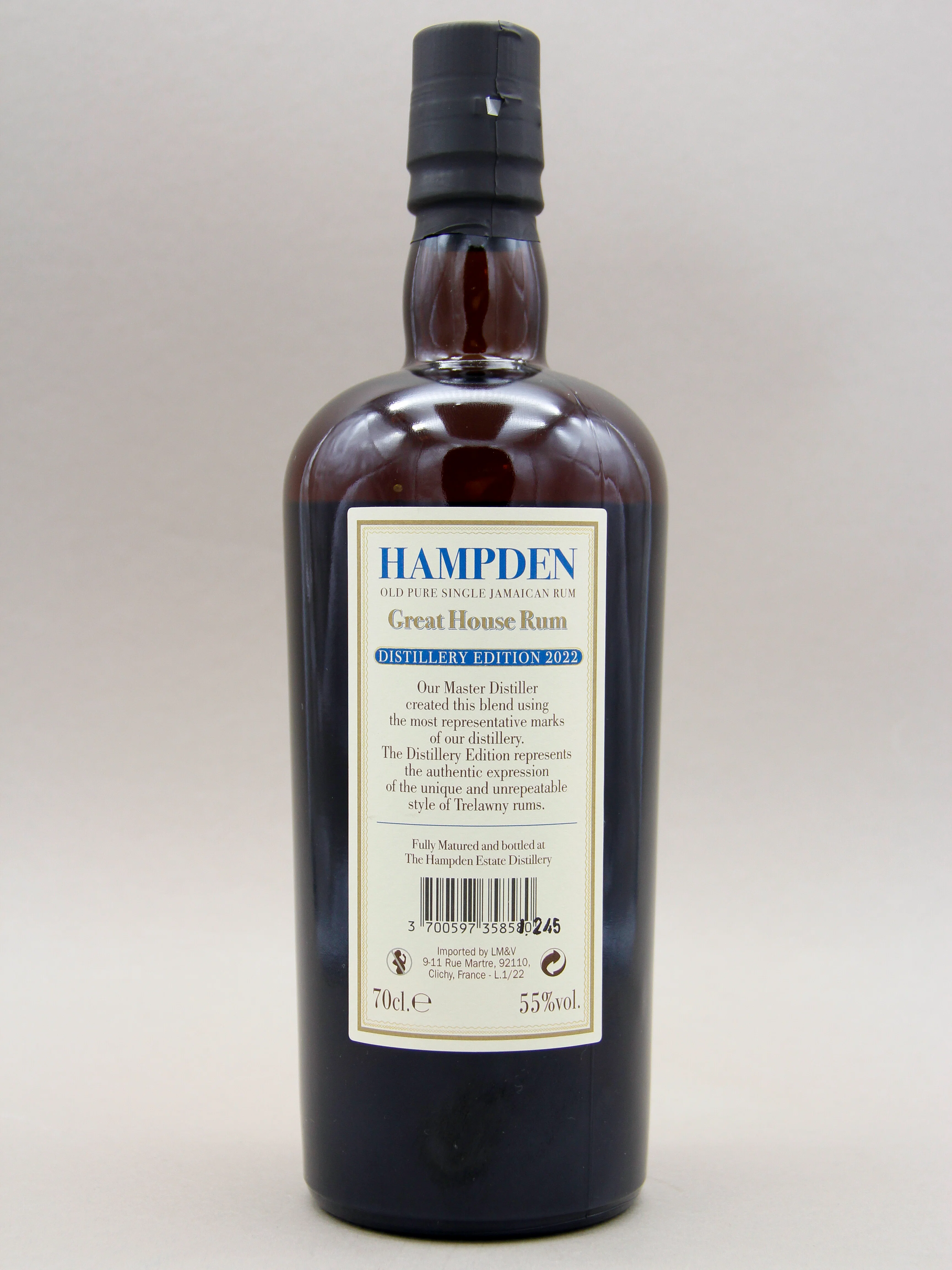 Hampden, Great House, Distillery Edition 2022, Old Pure Single Jamaican Rum (55%, 70cl) - Image 2