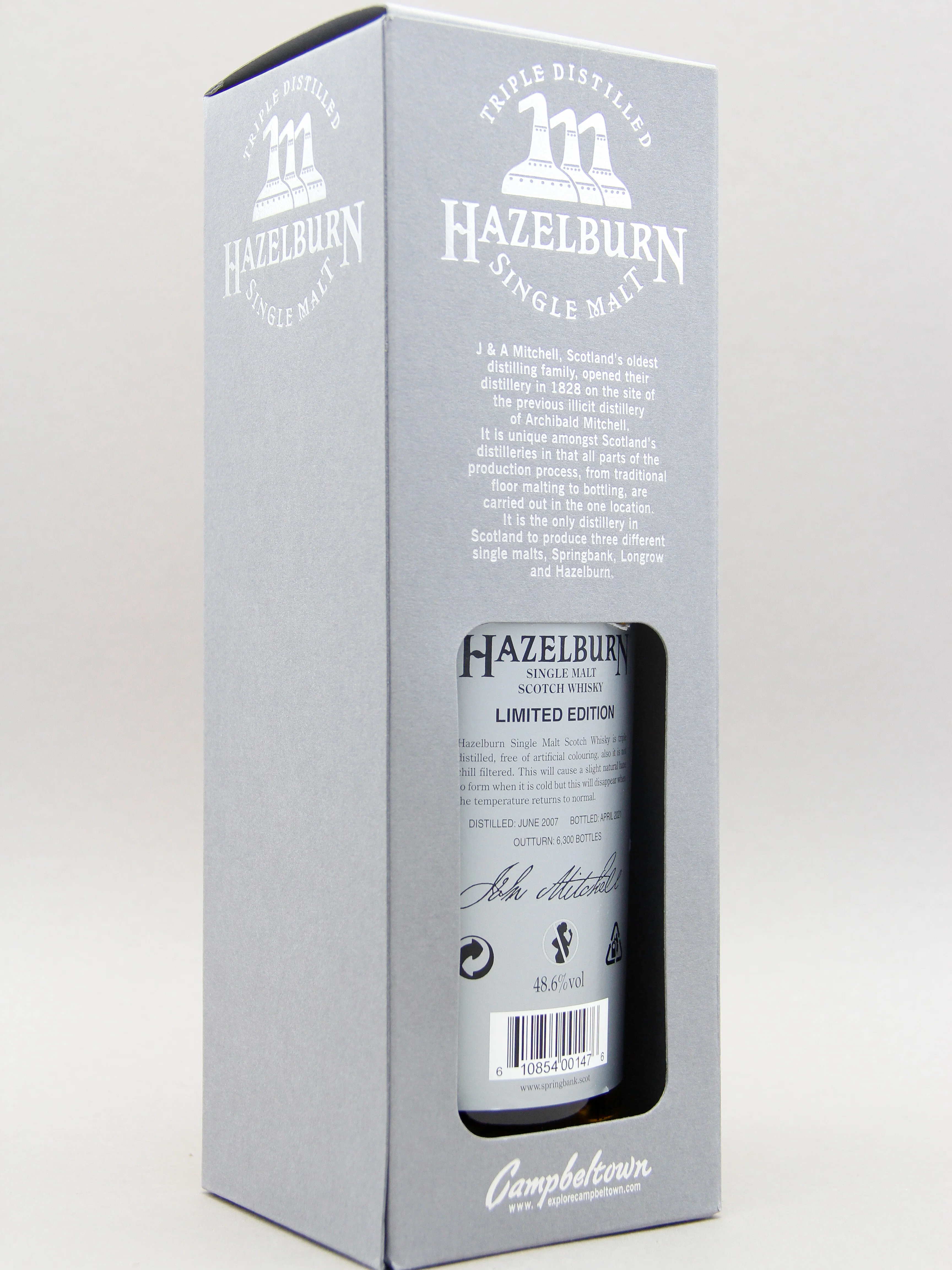 Hazelburn 13 Years, 2021, Campbeltown Single Malt Scotch Whisky (48.6%, 70cl) - Image 3