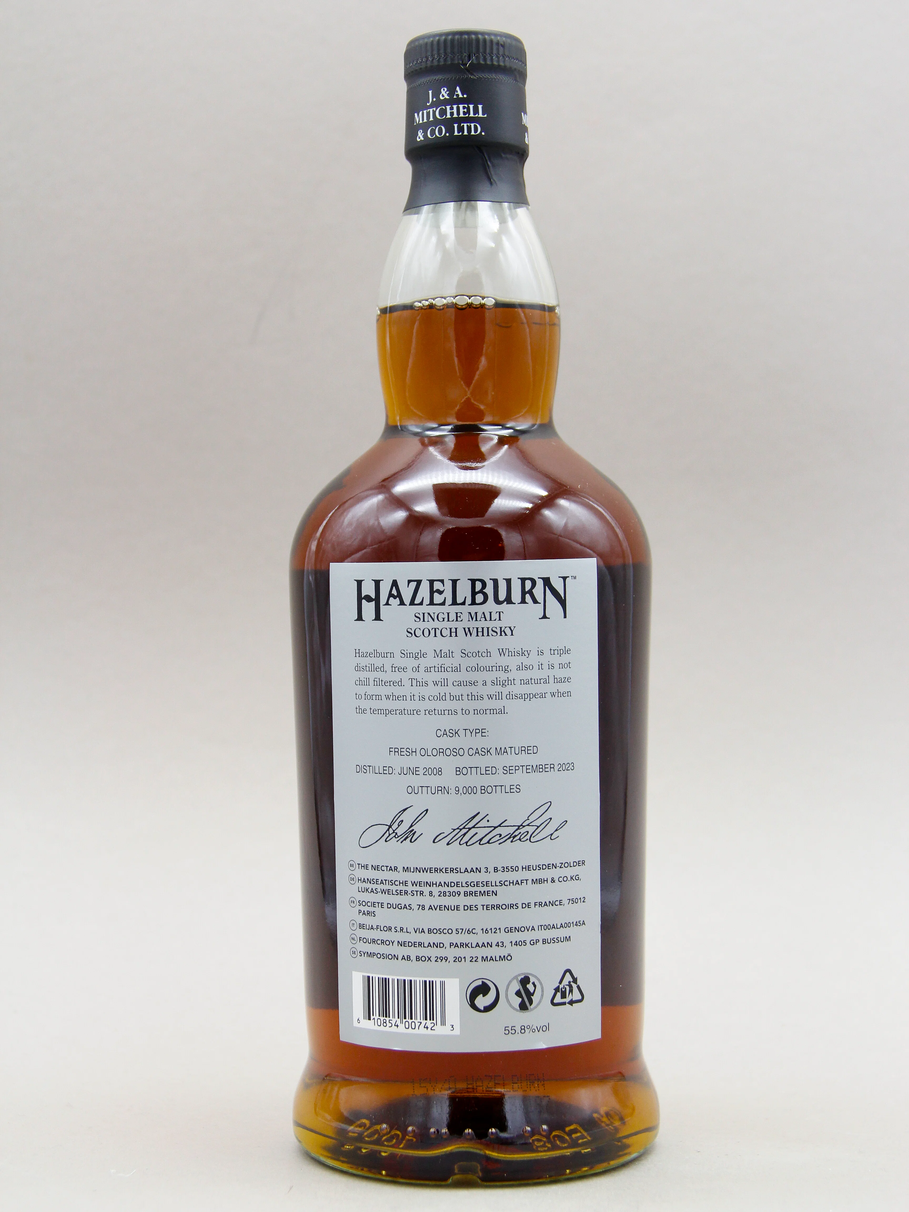 Hazelburn 15 Years, Oloroso Cask Matured, November 2023, Campbeltown Single Malt Scotch Whisky (55.8%, 70cl) - Image 2