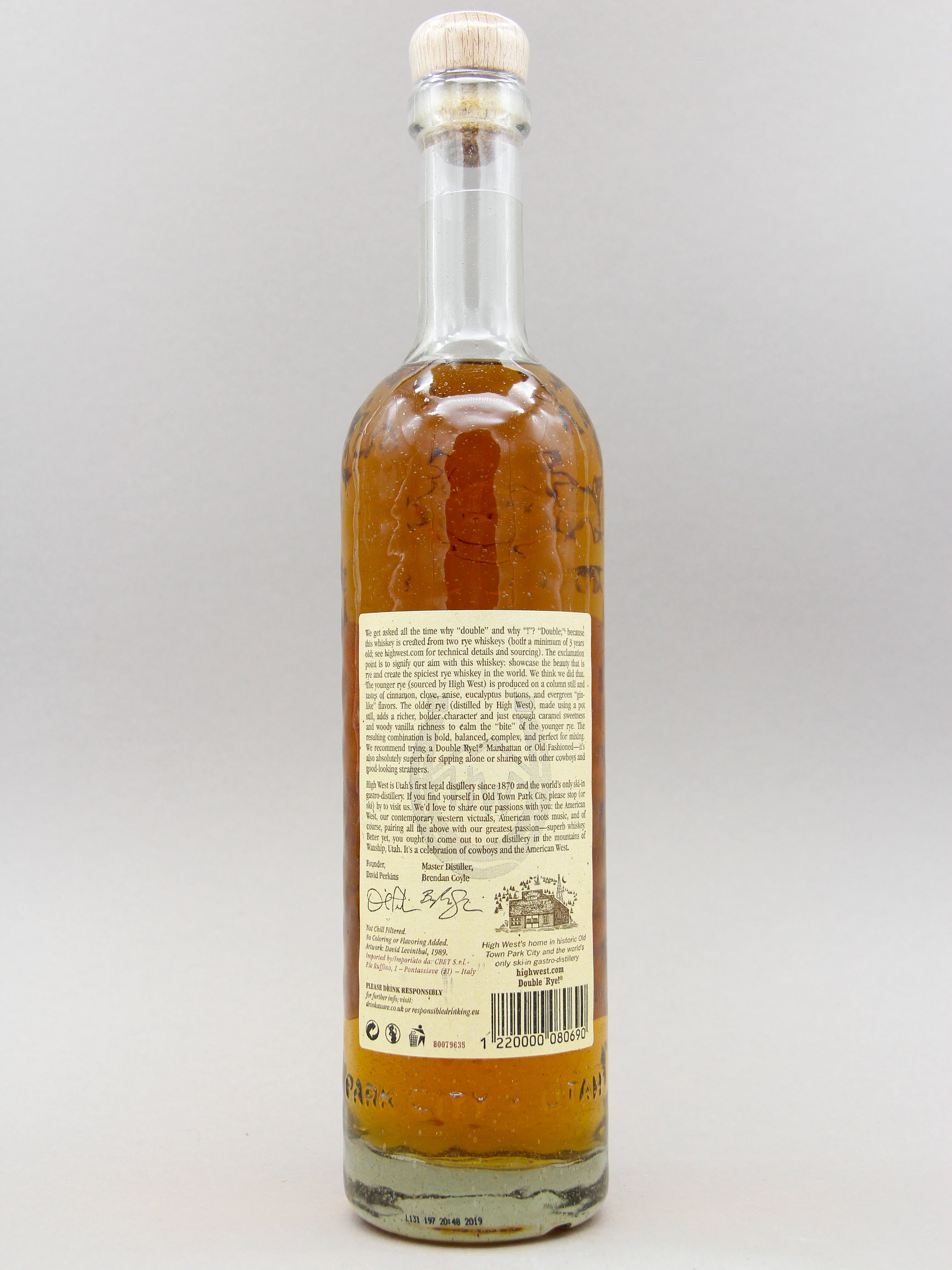 High West Double Rye Whiskey (46%, 70cl) - Image 2