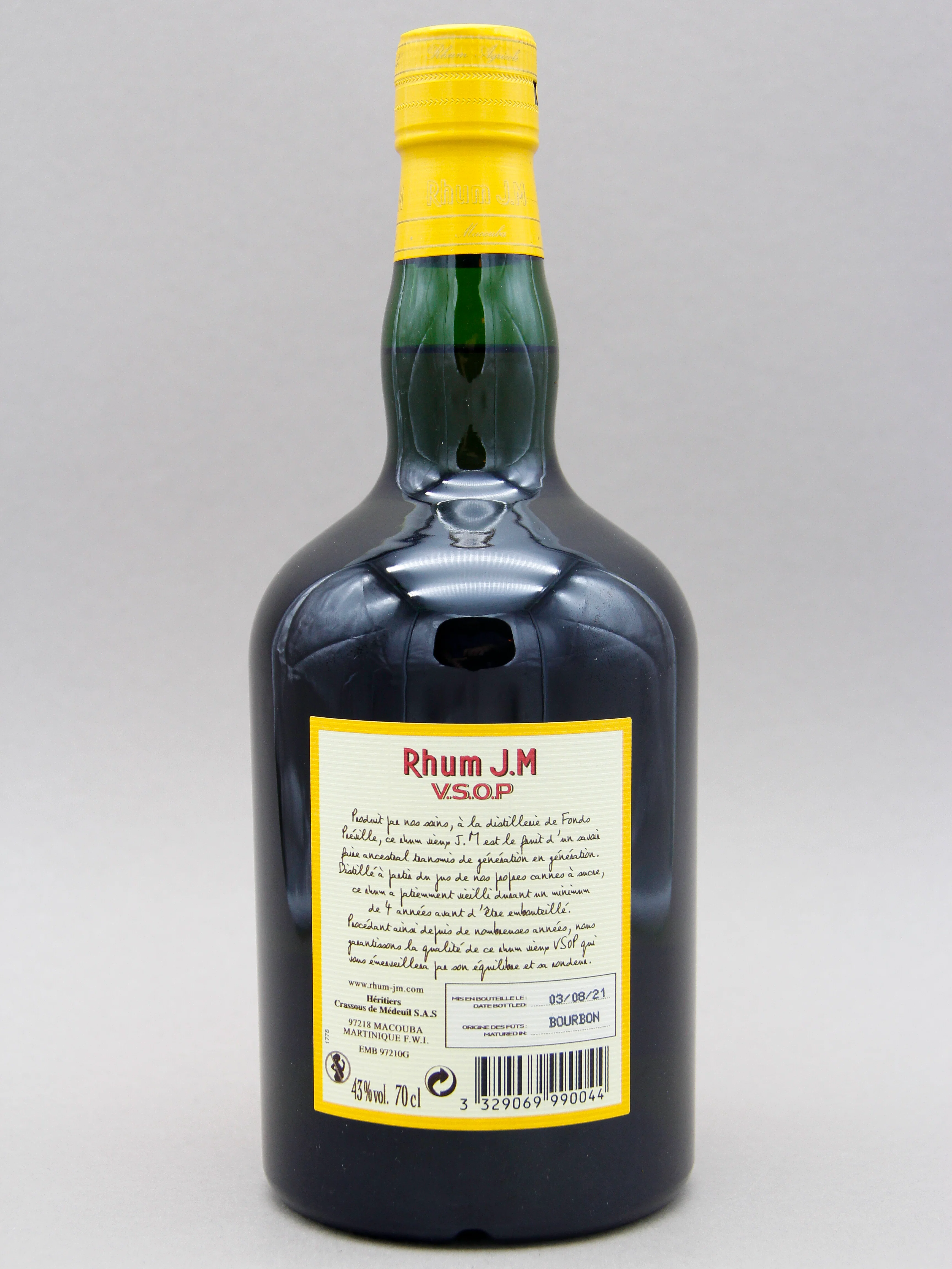 J.M, V.S.O.P, Rhum Agricole, Martinique (43%, 70cl) - Image 2