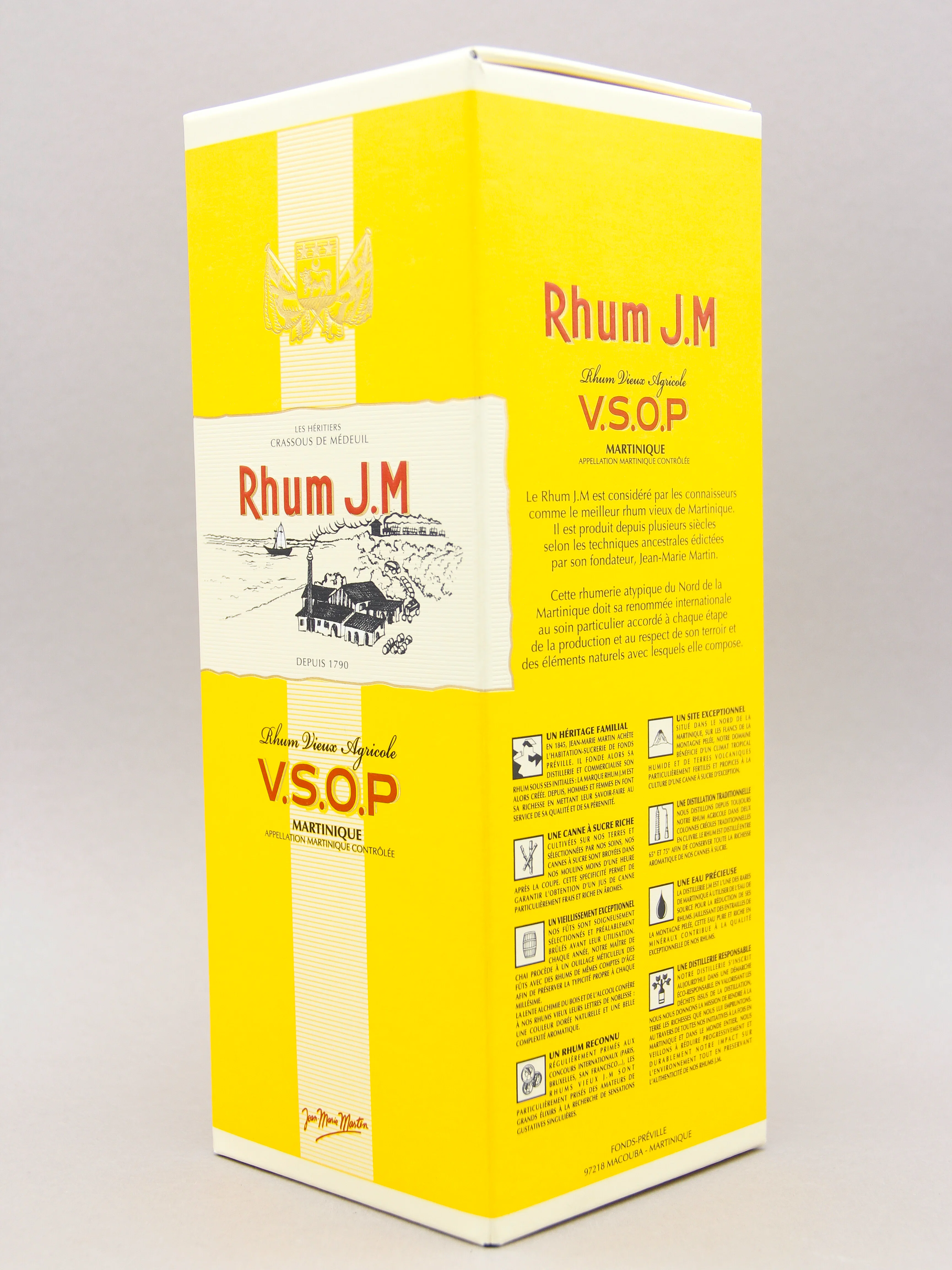 J.M, V.S.O.P, Rhum Agricole, Martinique (43%, 70cl) - Image 3
