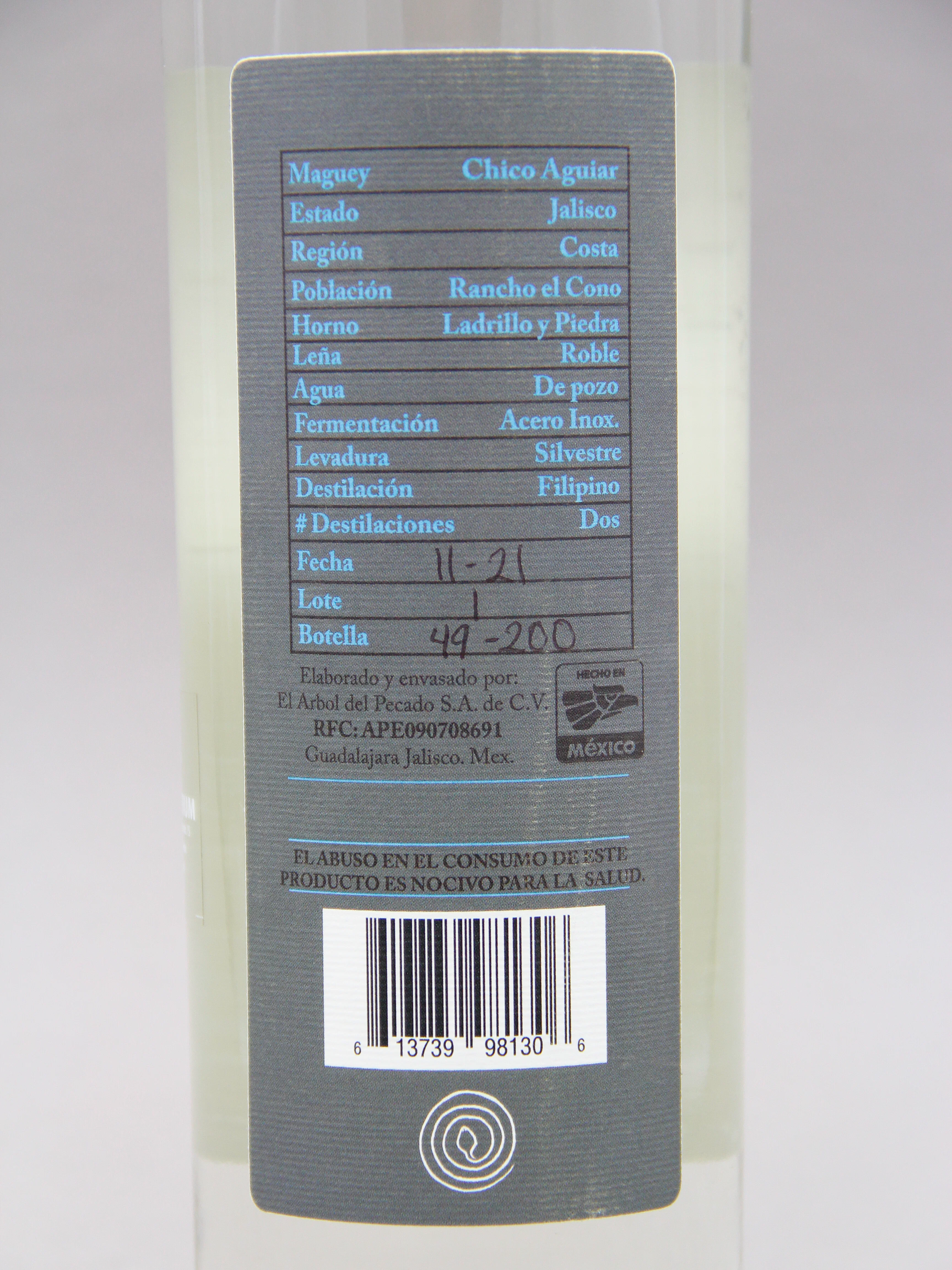 La Venenosa Raicilla, Costa de Jalisco, 10 Years Anniversary of The Barking Dog, Blanca Rodriguez, Lote 1 (46.3%, 70cl) - Image 3