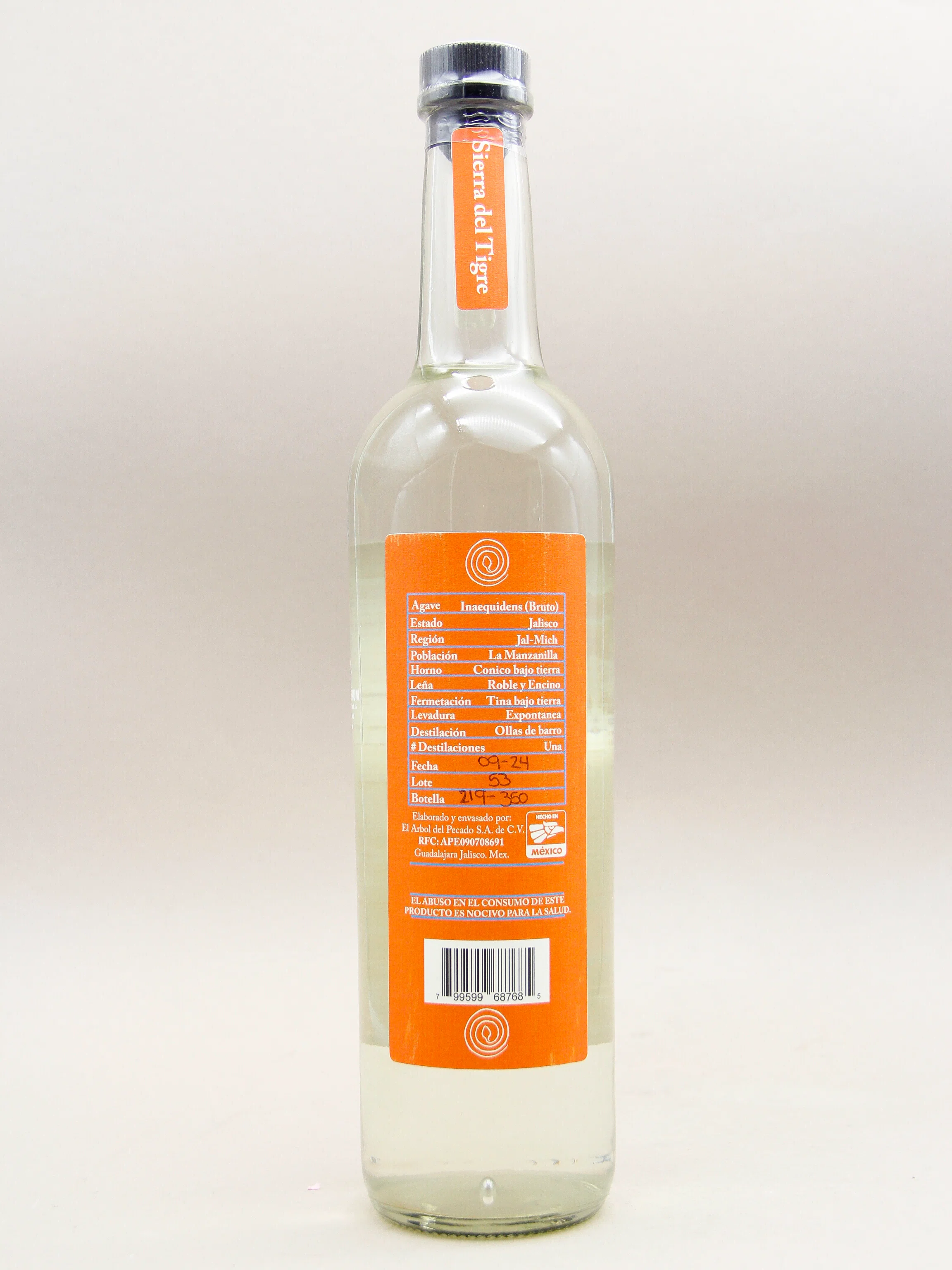 La Venenosa Raicilla Sierra del Tigre Lote 53 (42.7%, 70cl) - Image 2