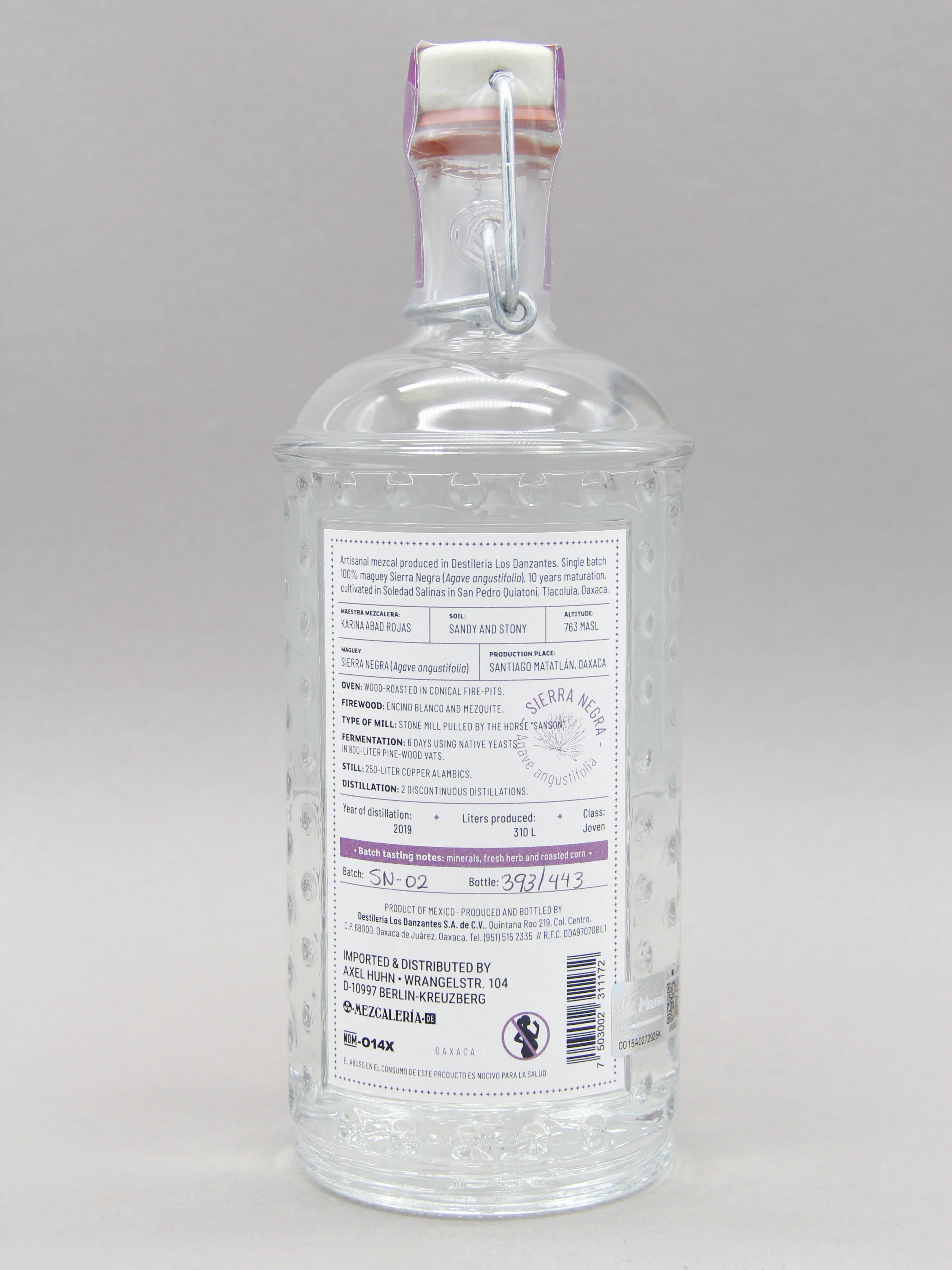 Los Danzantes Mezcal Sierra Negra (48%, 70cl) - Image 2