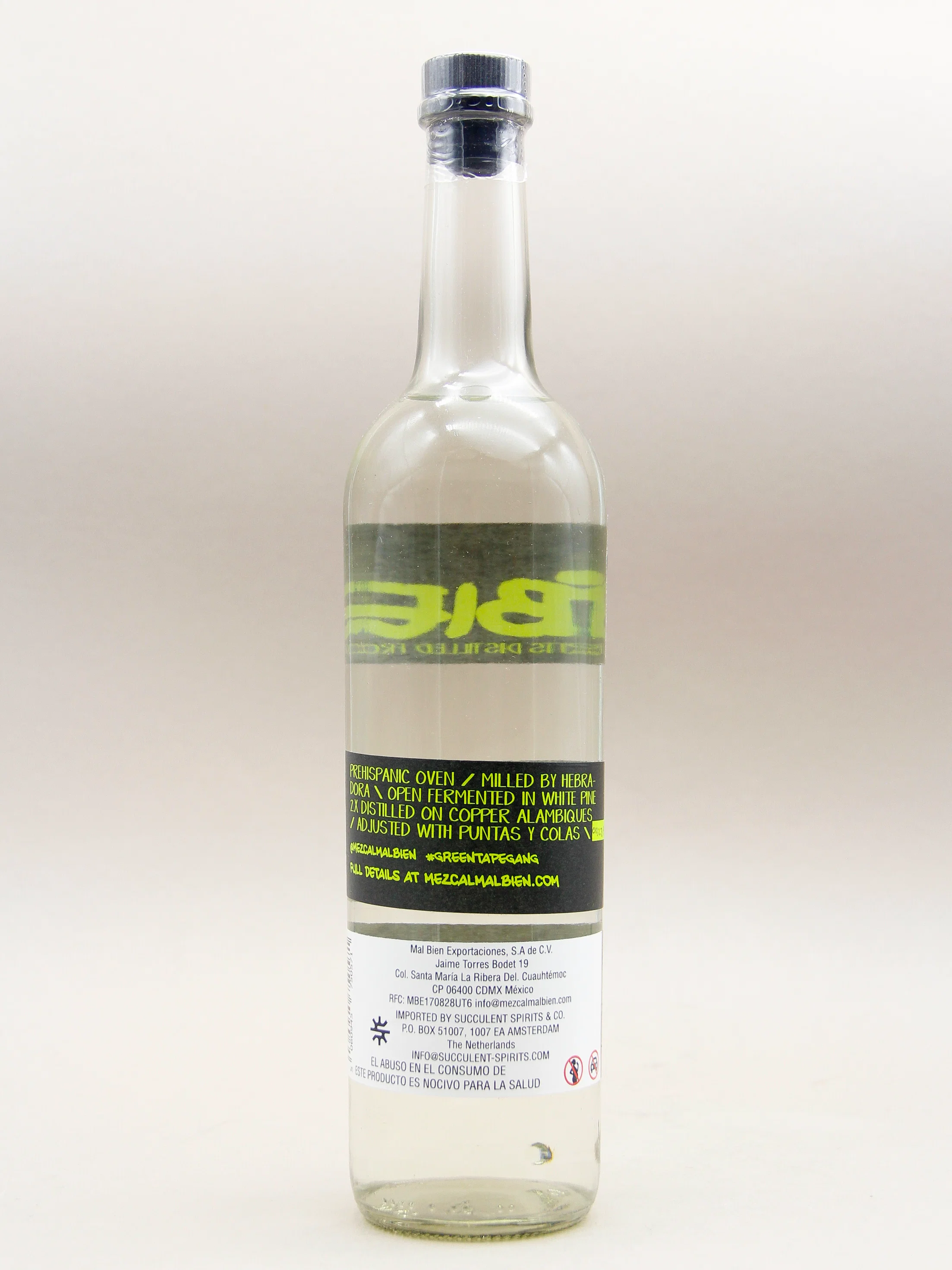 Mal Bien, 100% Agave Spirit, Black Tape, Papalote Joven (46.7%, 70cl) - Image 2