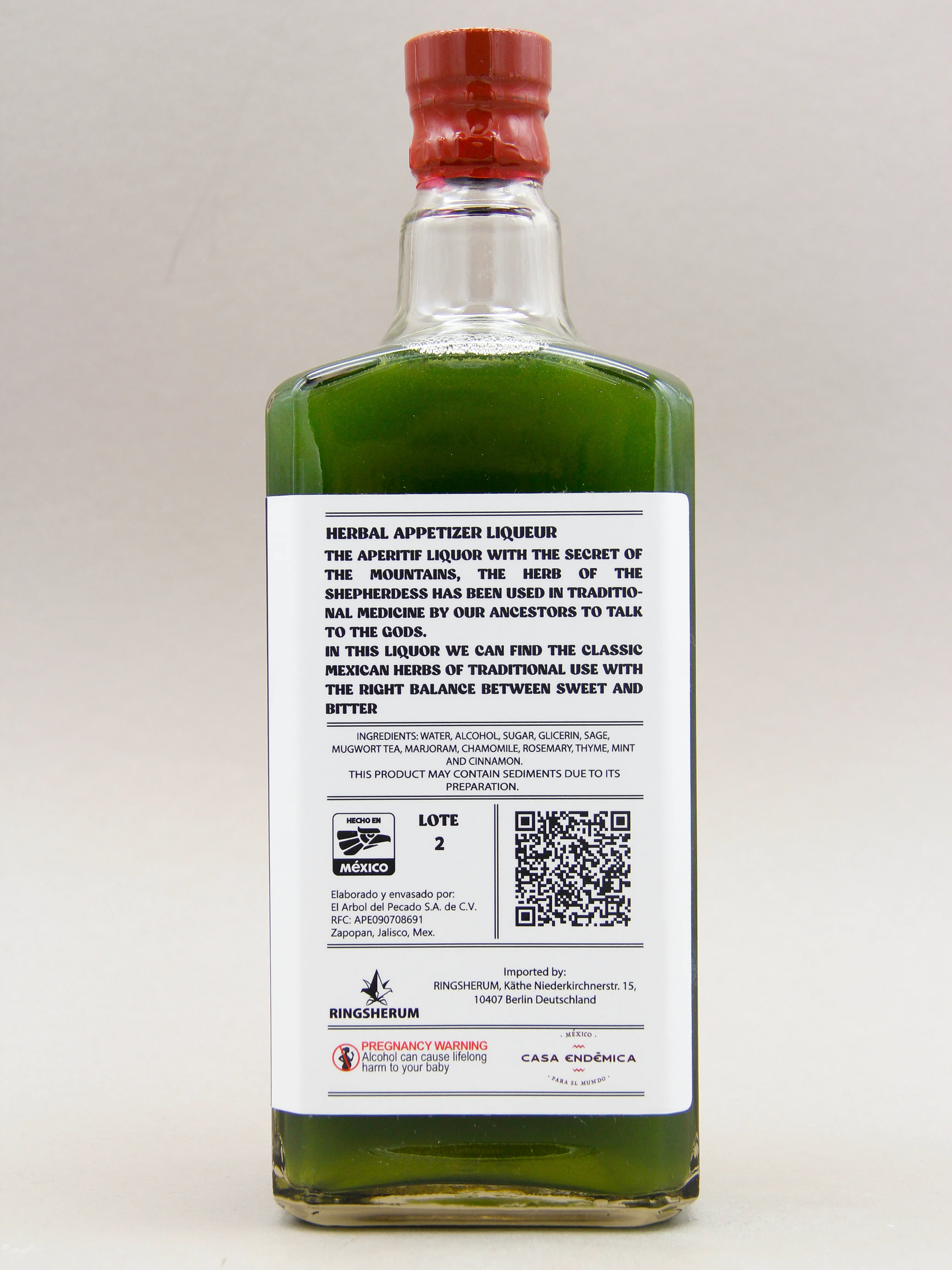 Maxico Mistico, Licor Limpia'uras, Herbal Appetizer Liqueur, Mexico (25%, 70cl) - Image 2