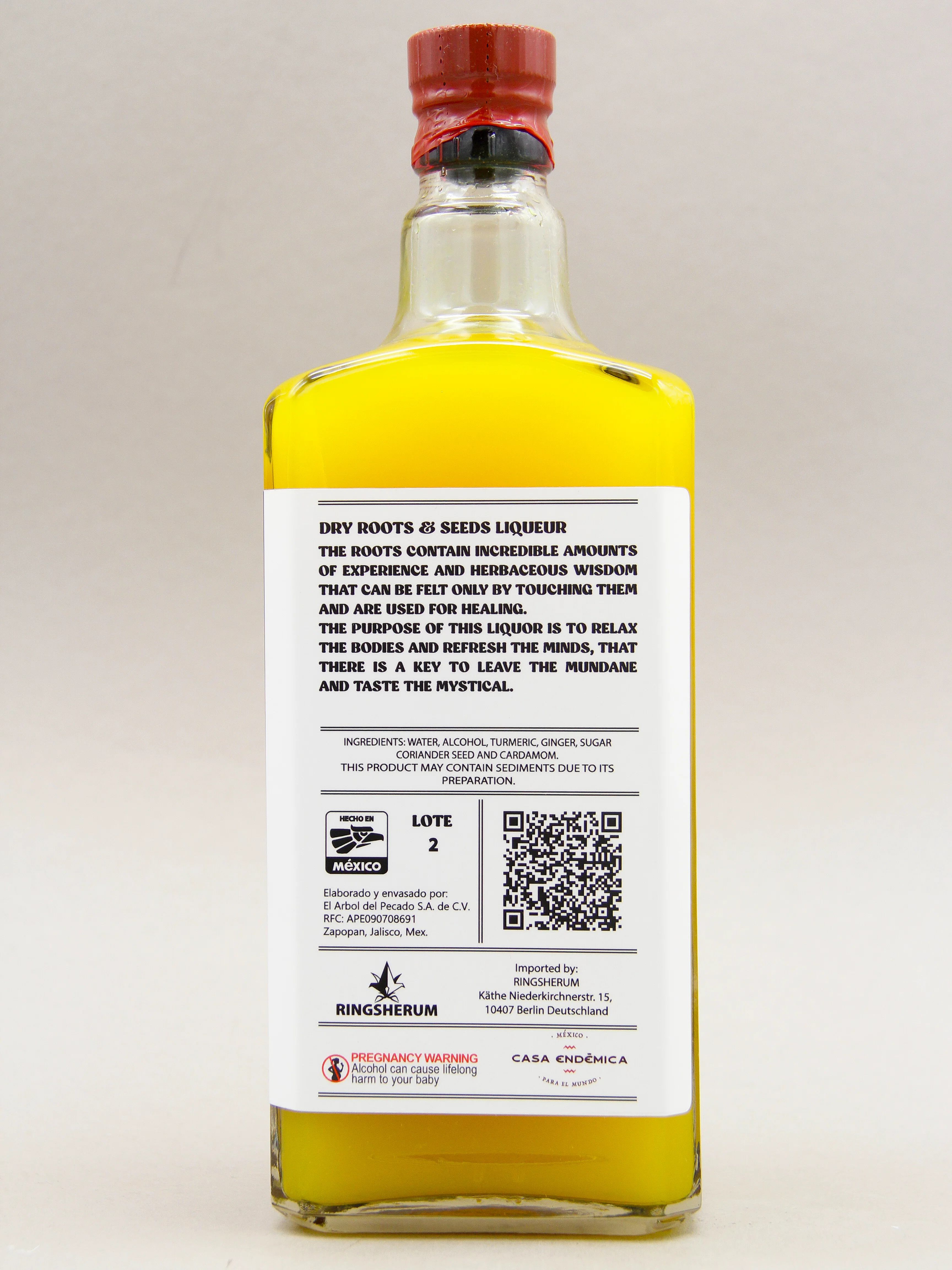 Maxico Mistico, Licor Llevame Lejos, Dry Roots & Seed Liqueur, Mexico (22%, 70cl) - Image 2