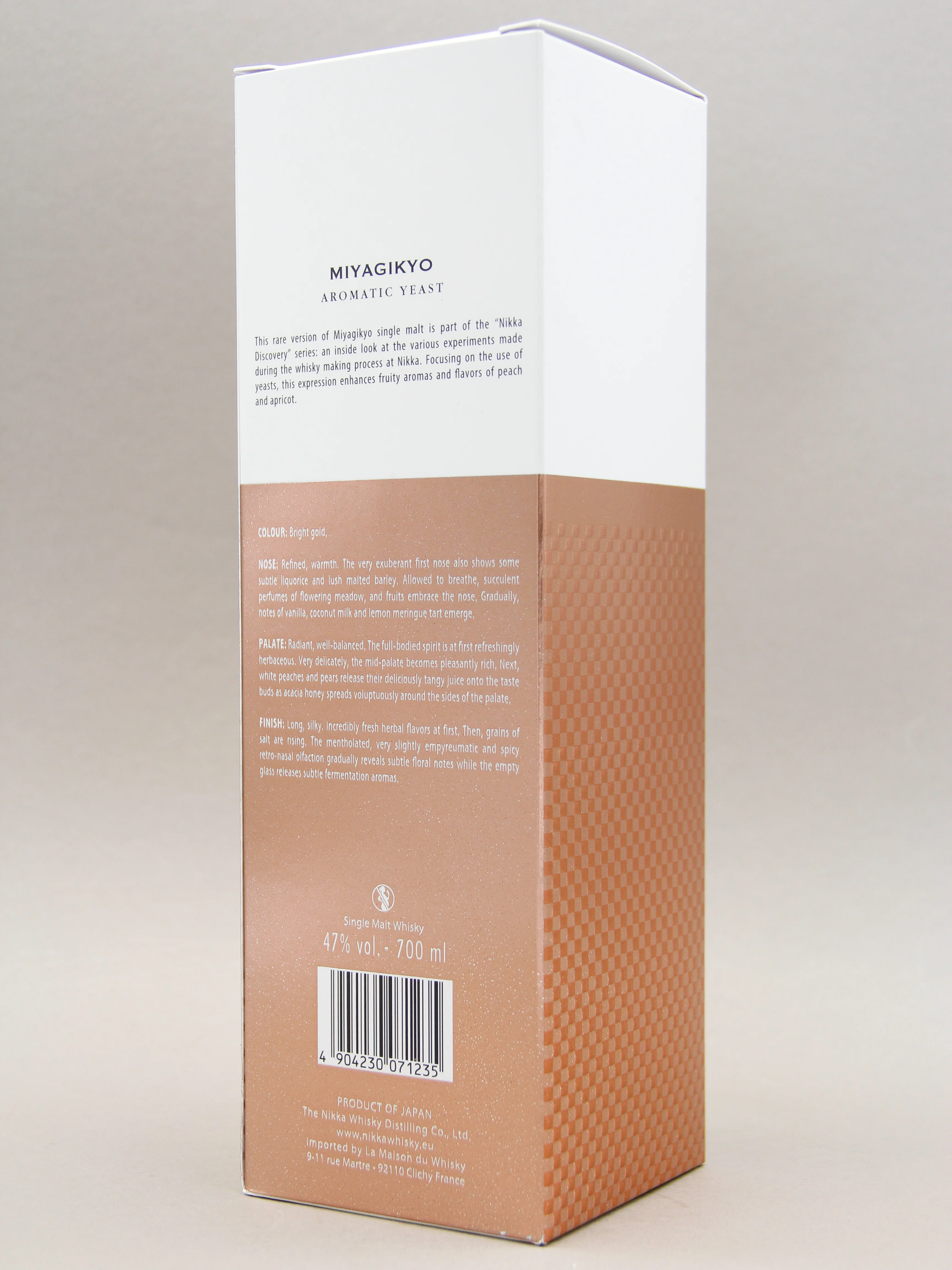 Nikka Whisky Miyagikyo. Single Malt, Aromatic Yeast, 2022, Japan (47%, 70cl) - Image 4
