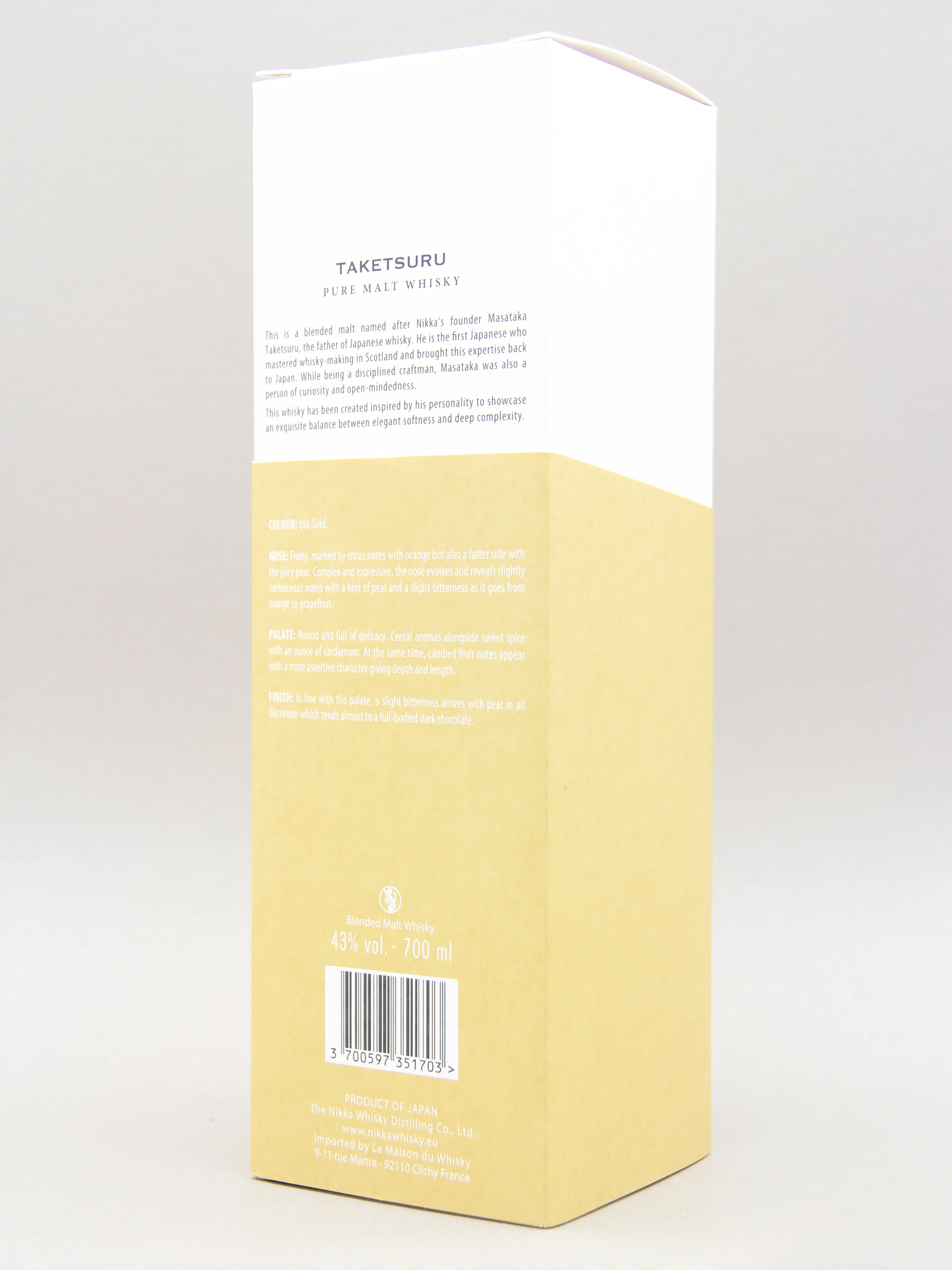 Nikka Whisky, Taketsuru Pure Malt, Blended Whisky, Japan (43%, 70cl) - Image 3
