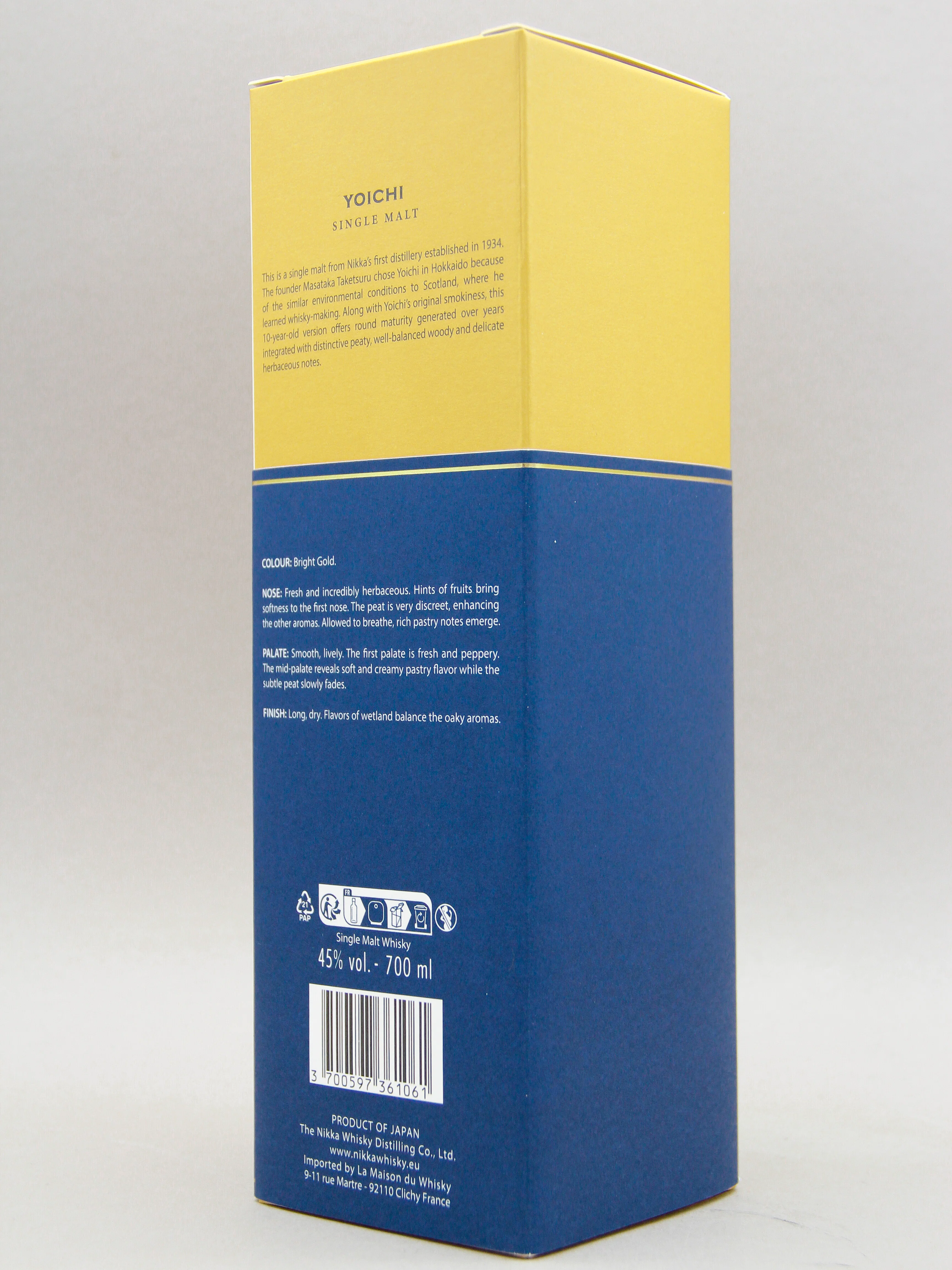 Nikka Whisky Yoichi, Single Malt 10 years old, Japan (45%, 70cl) - Image 3