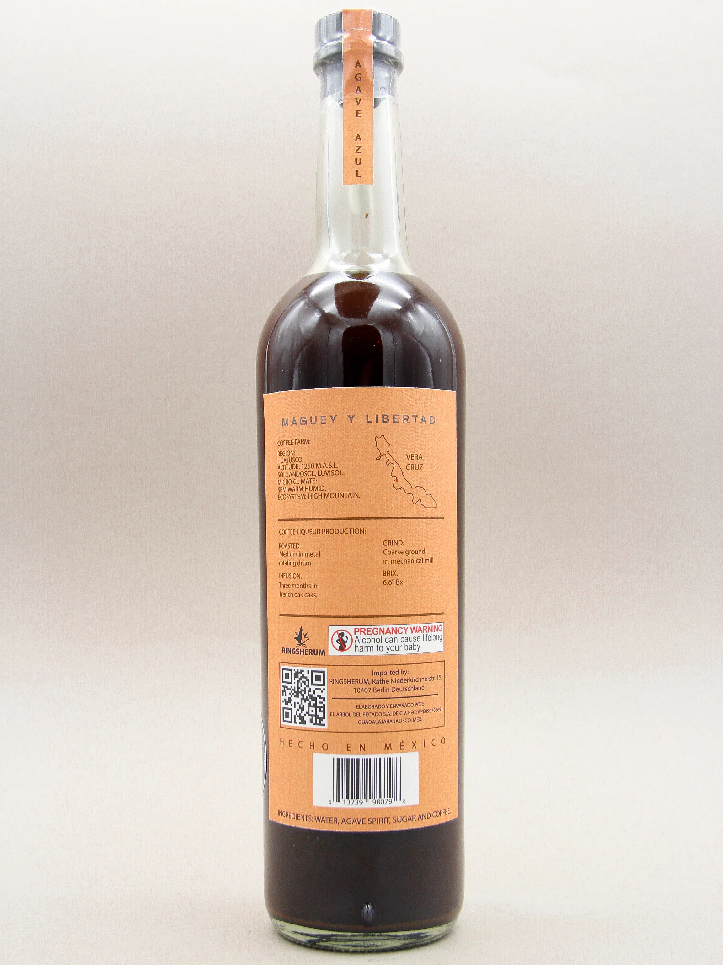 NODO, Mexican Coffee Liqueur (35%, 70cl) - Image 2