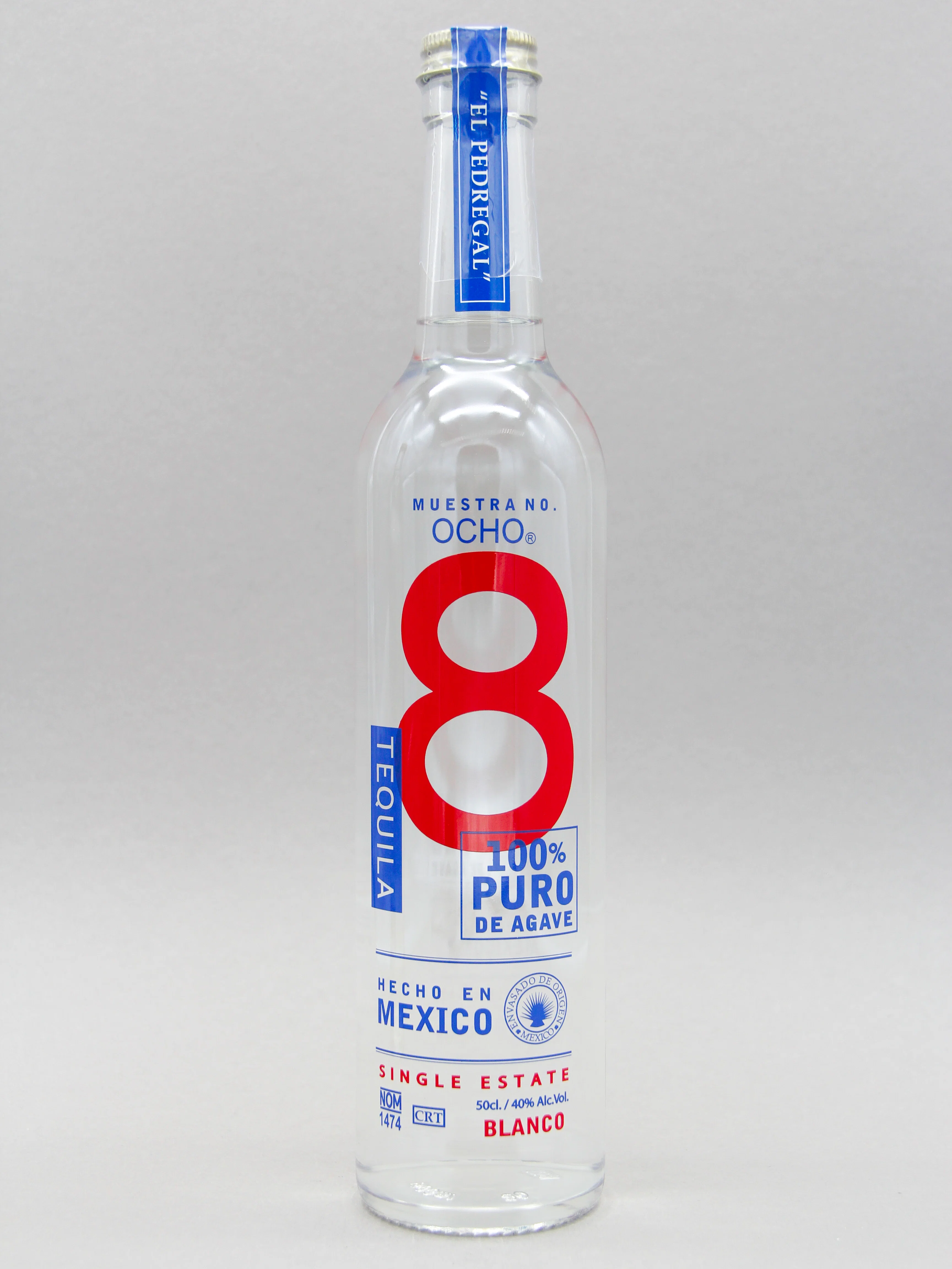 Ocho Blanco Tequila, 100% Puro De Agave (40%, 50cl) - Image 3