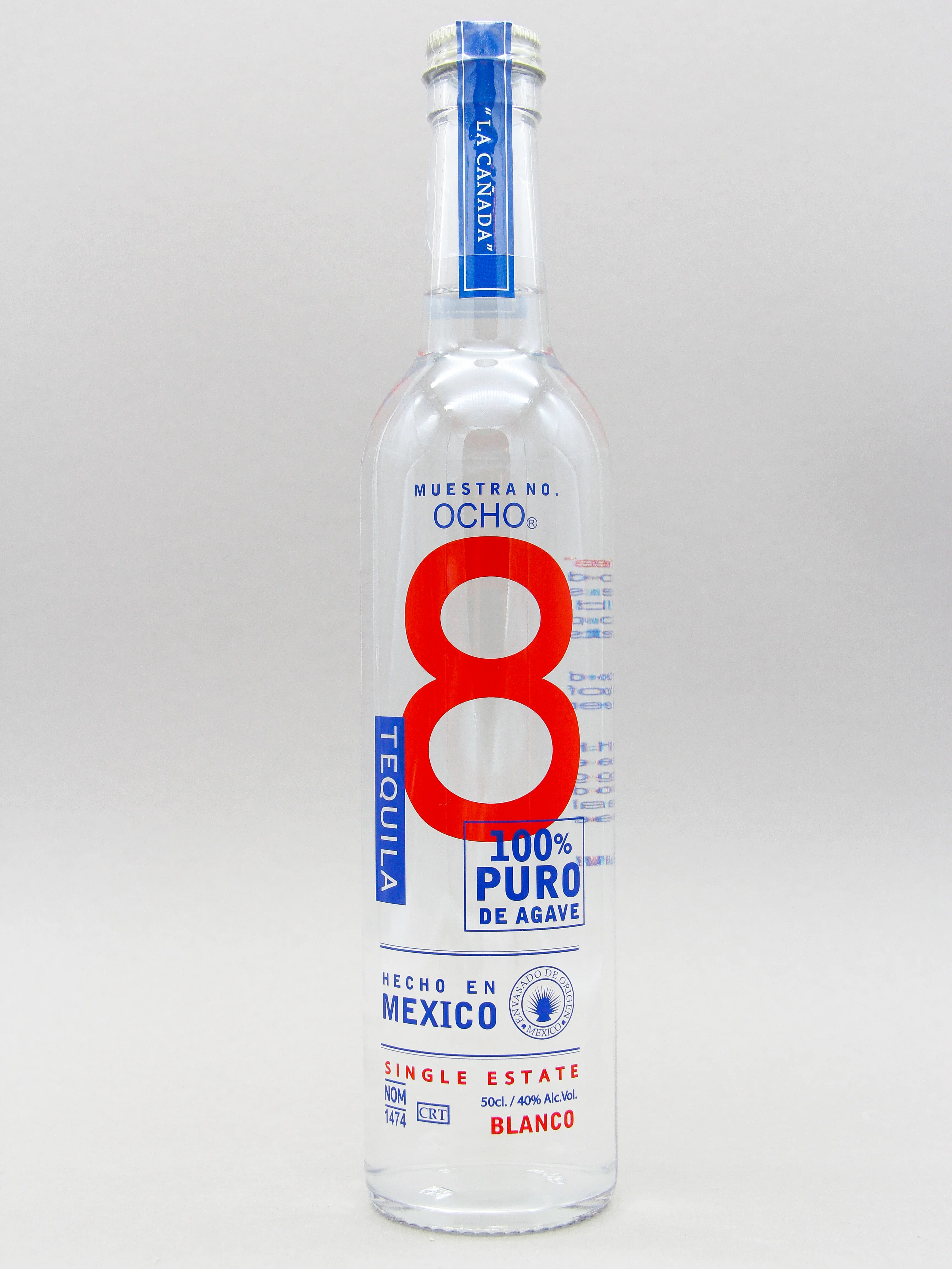 Ocho Blanco Tequila, 100% Puro De Agave (40%, 50cl) - Image 5