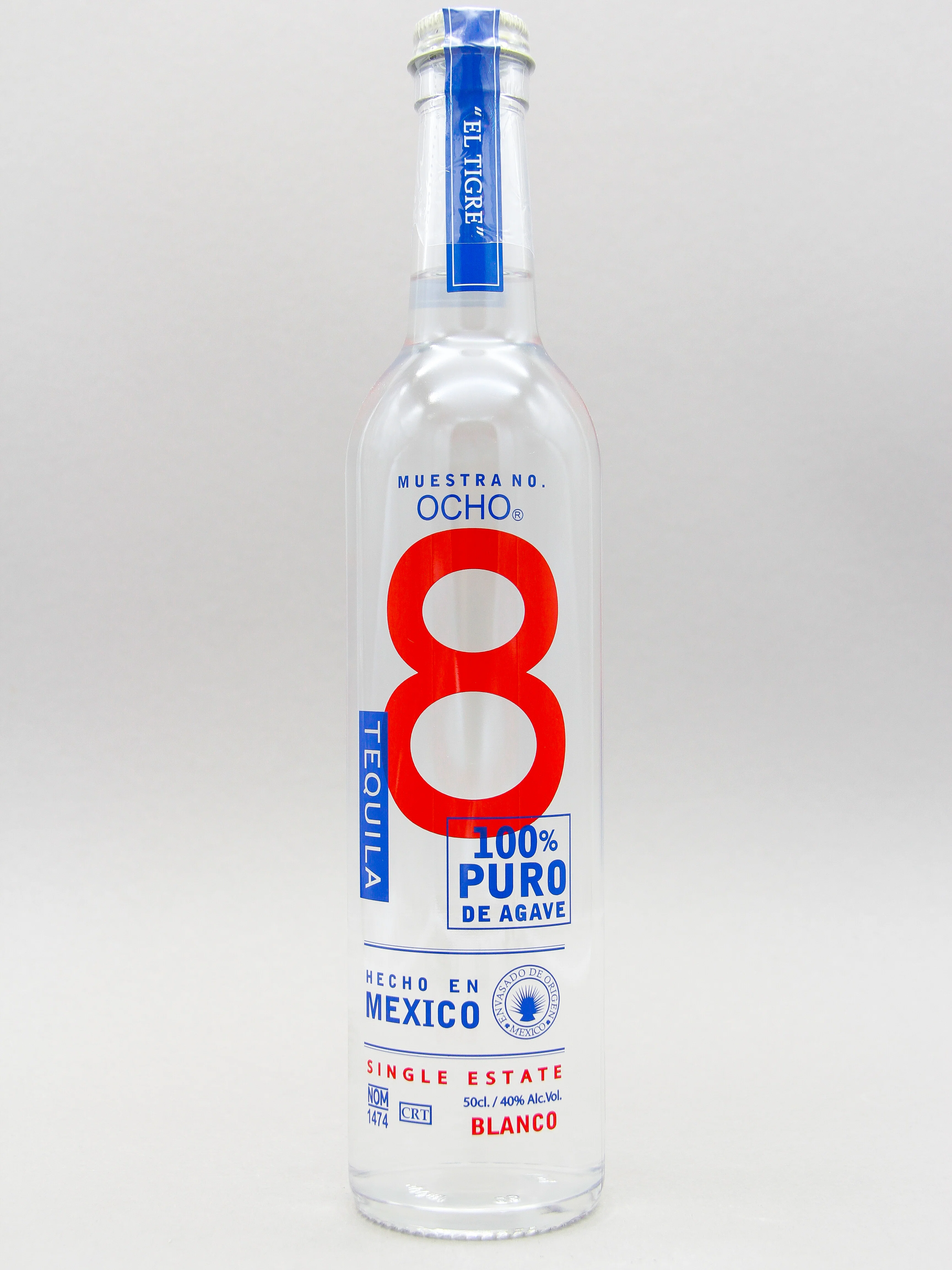 Ocho Blanco Tequila, 100% Puro De Agave (40%, 50cl) - Image 6
