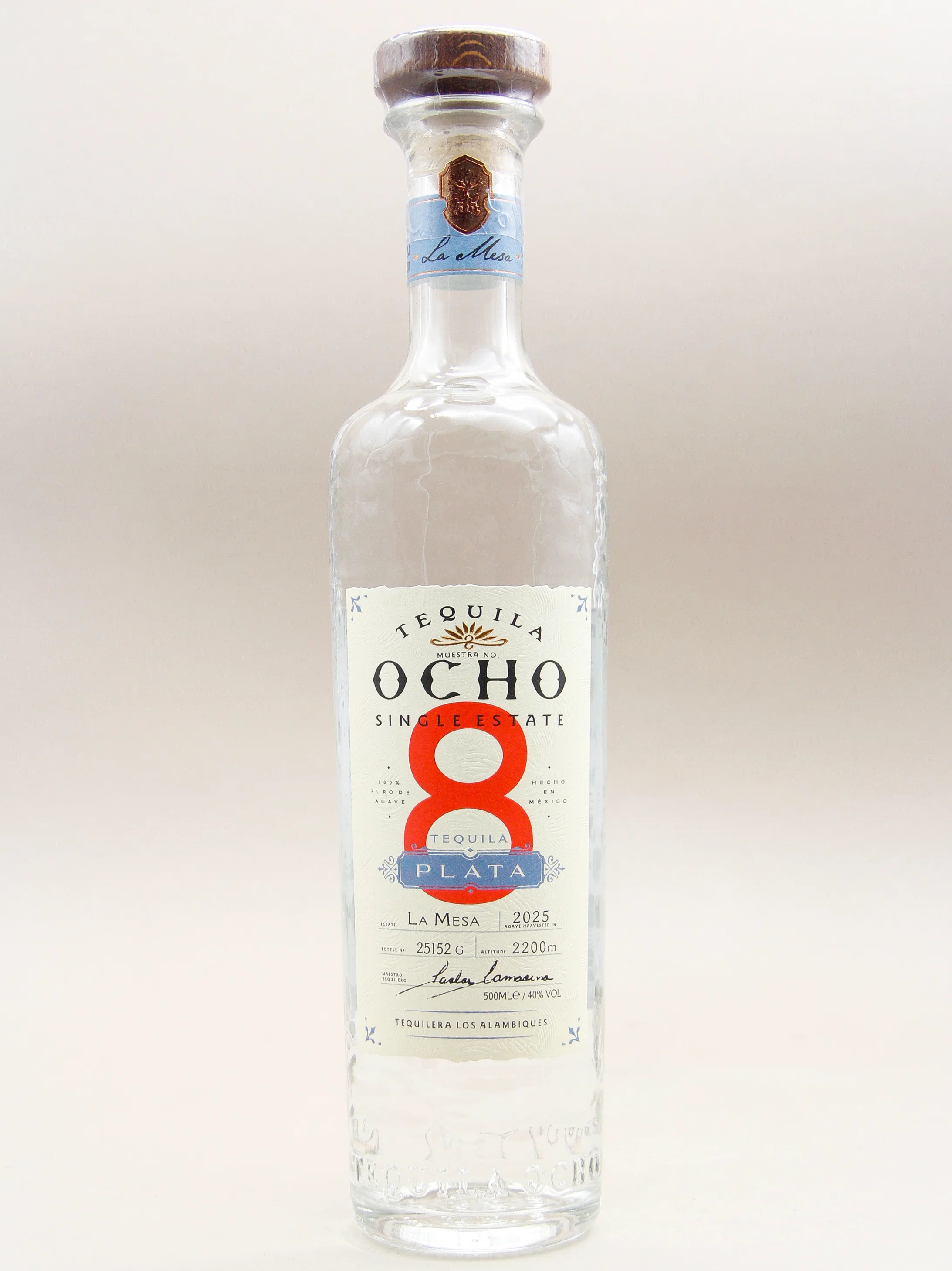 Ocho Blanco Tequila, 100% Puro De Agave (40%, 50cl) - Image 9