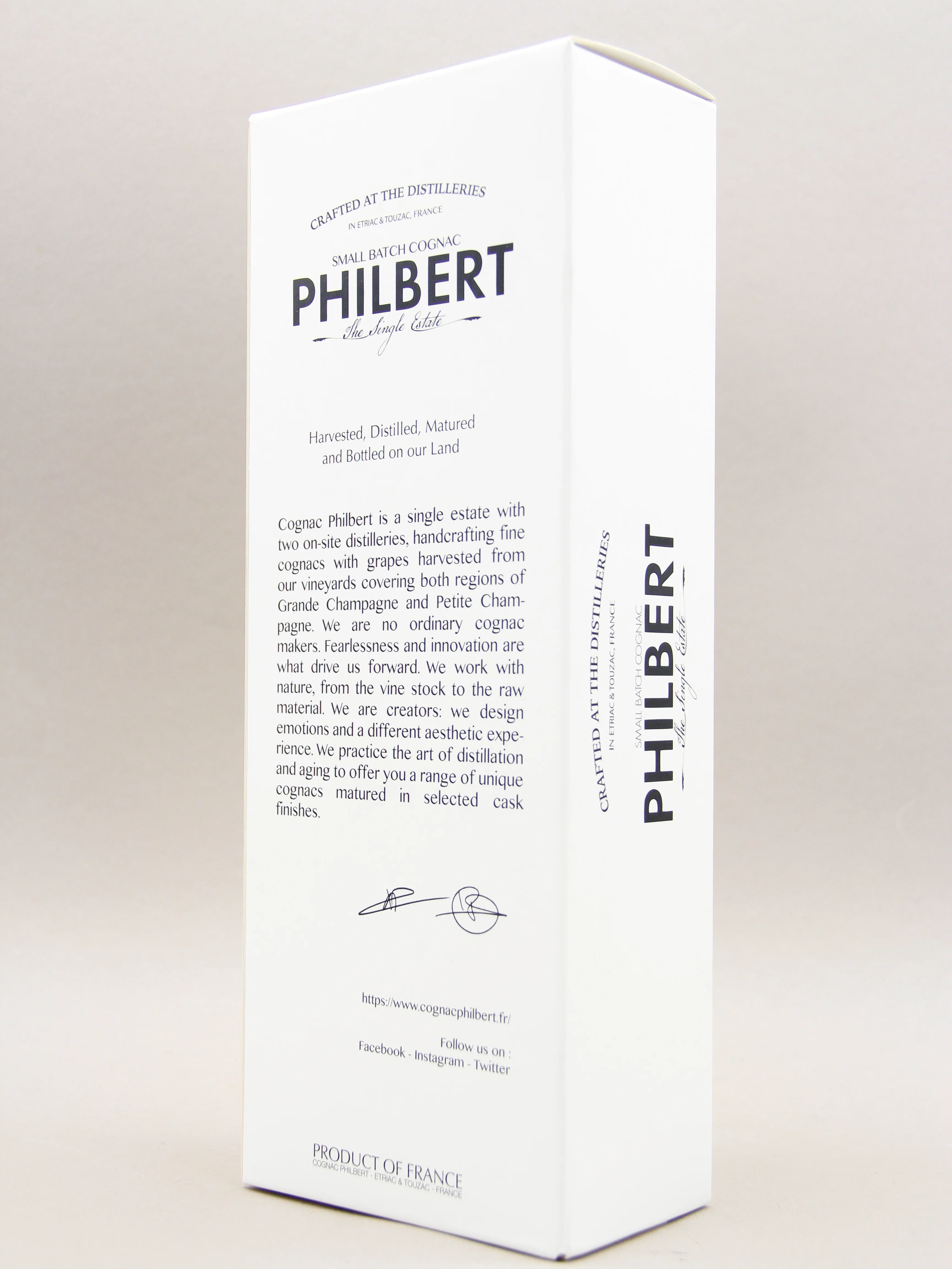 Cognac Philbert Single Estate XO (40%, 70cl) - Image 3