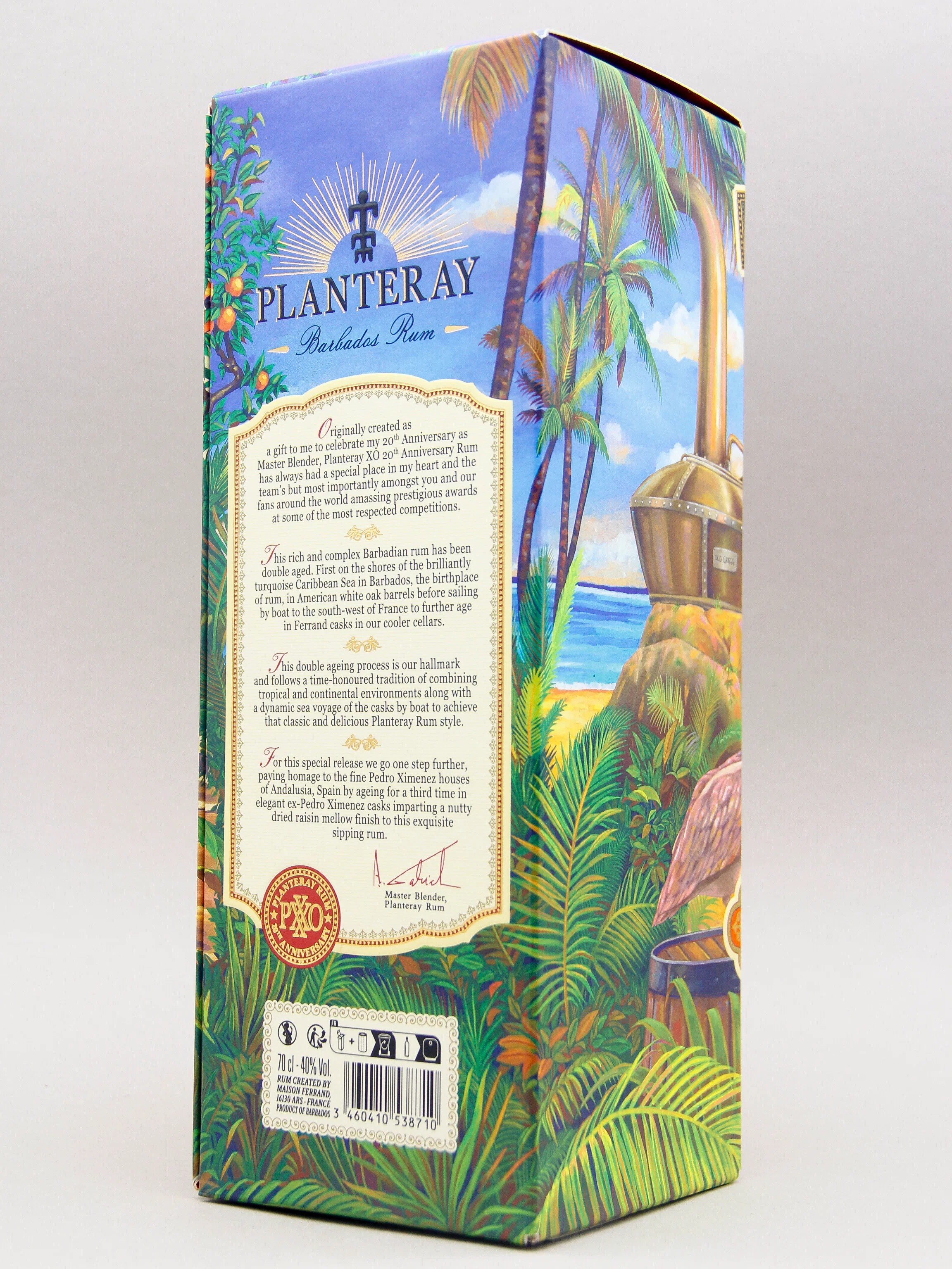 Planteray XO, Barbados, Rum, 20th Anniversary PX Sherry Finish (40%, 70cl) - Image 3