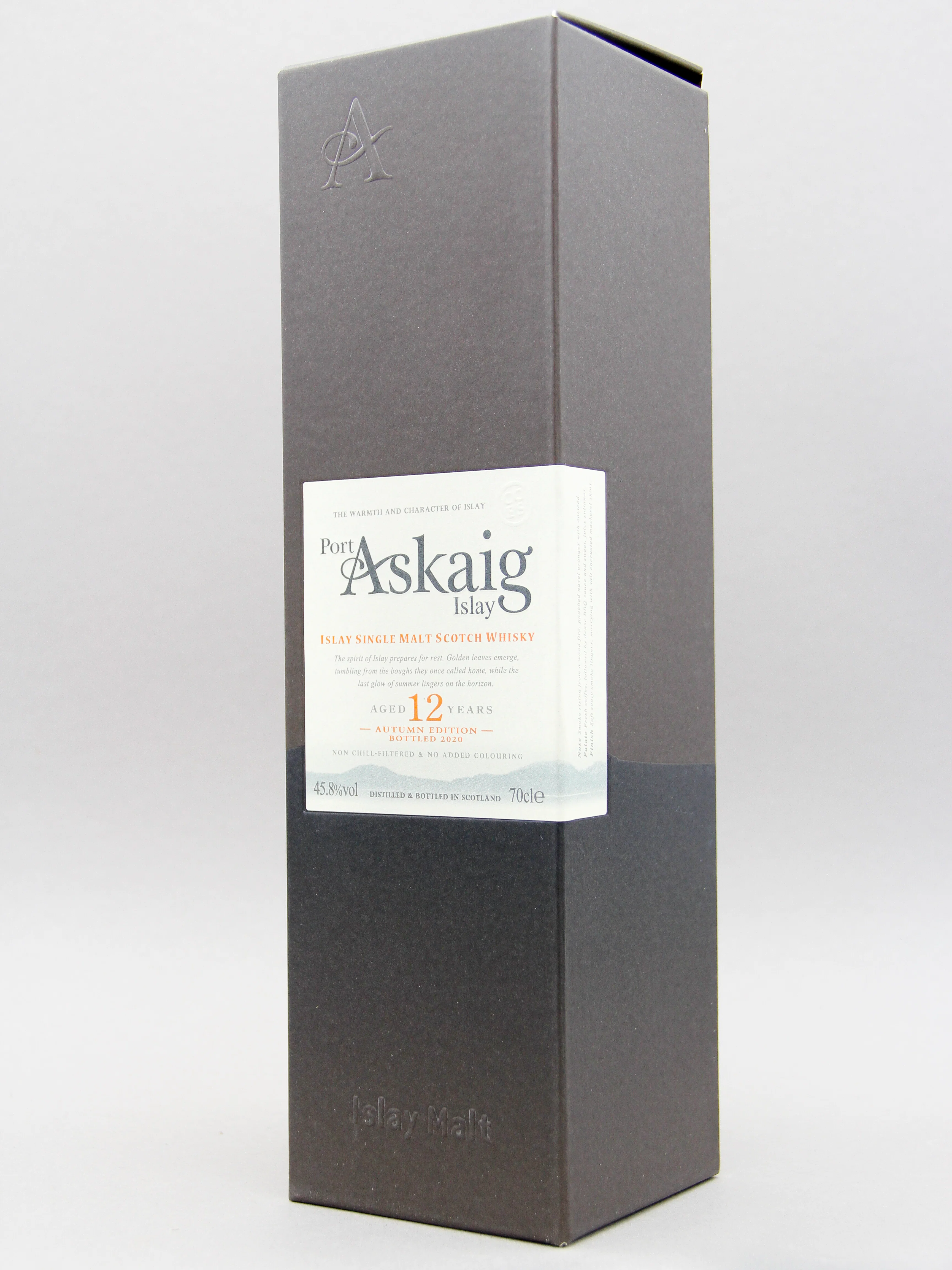 Port Askaig 12 Year Old, Autumn Edition, Islay Single Malt Scotch Whisky (45.8%, 70cl) - Image 2