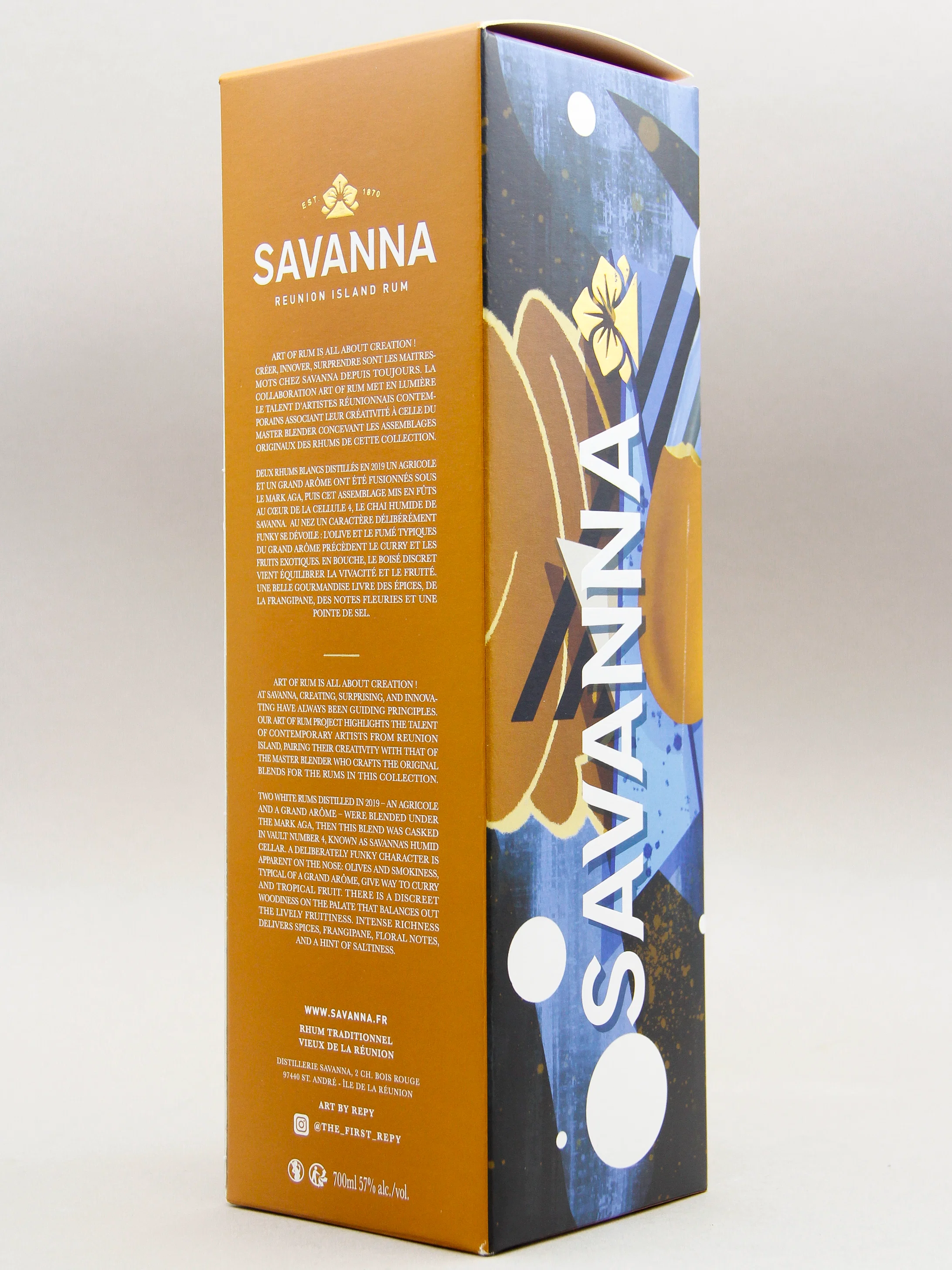 Savanna, Art of Rum, REPY#3, Rhum Reunion (57%, 70cl) - Image 4